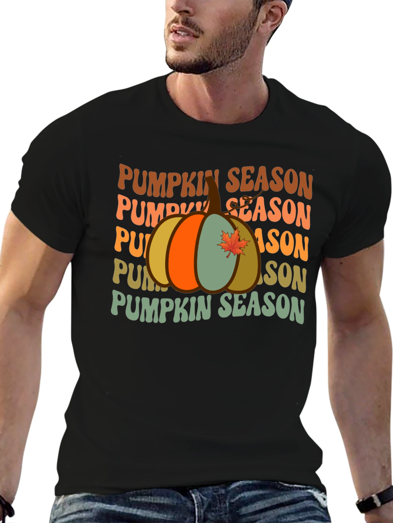 Pumpkin Season T-Shirt - Retro Fall Style