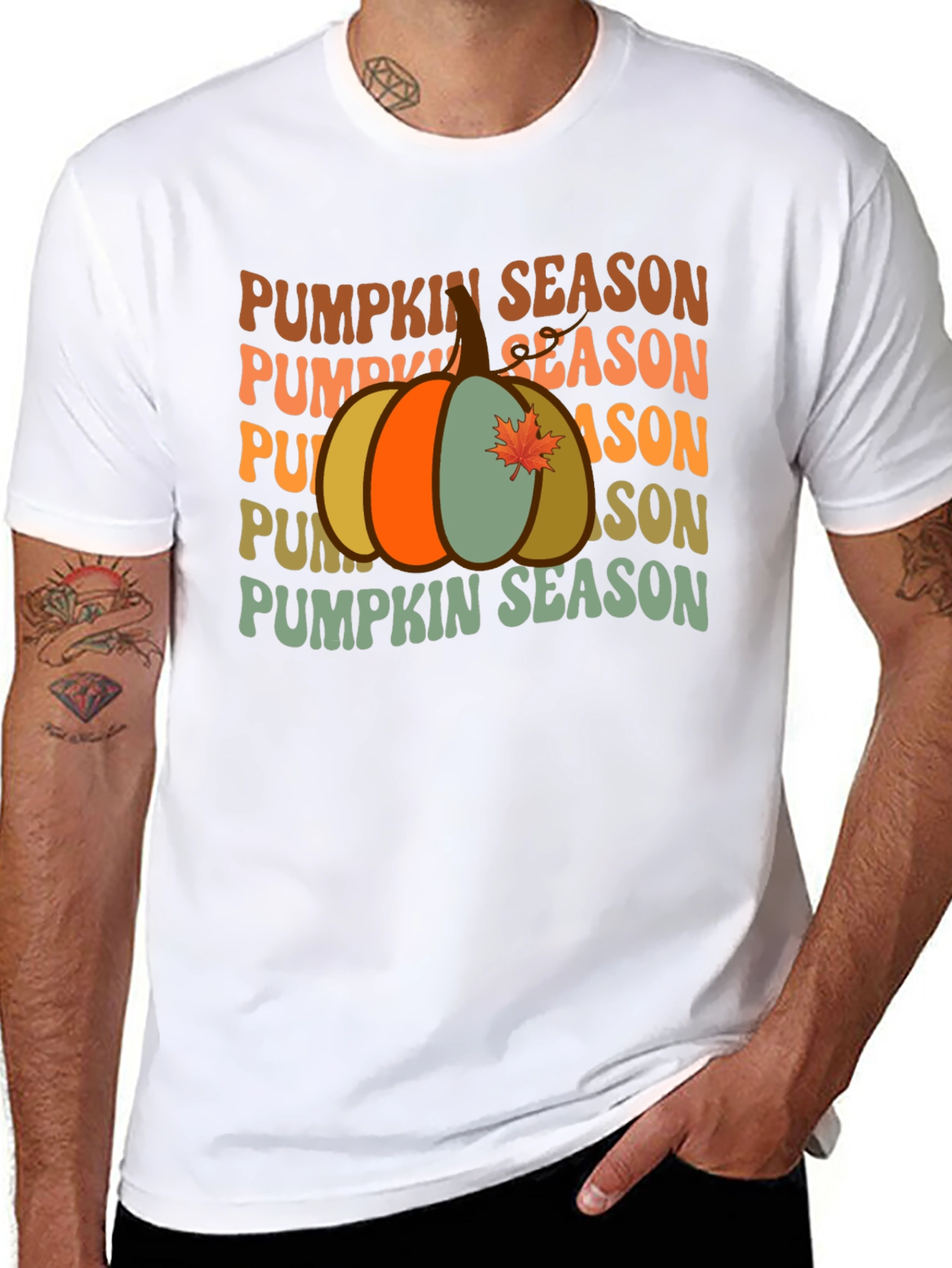 Pumpkin Season T-Shirt - Retro Fall Style