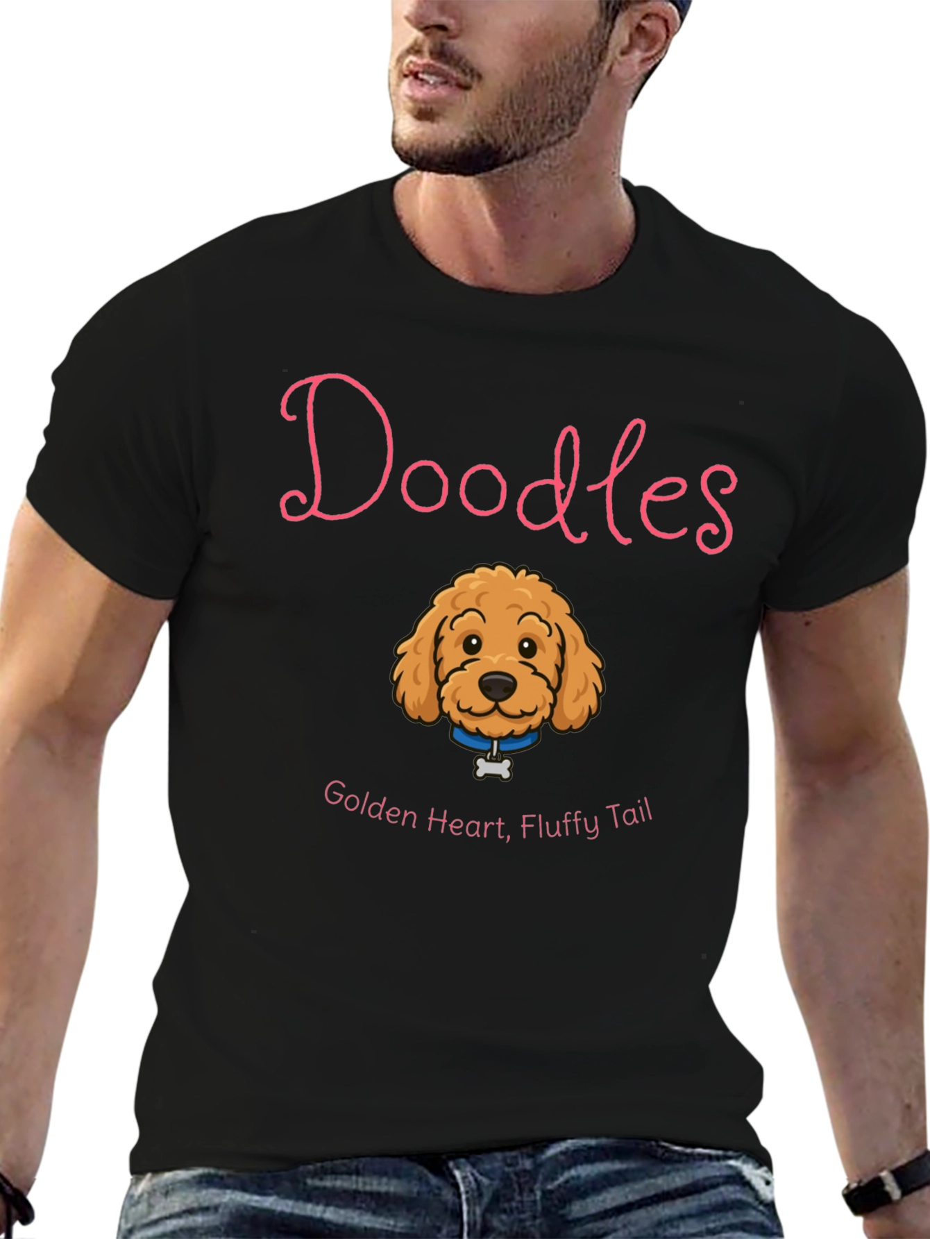 Doodles Golden Heart T-Shirt