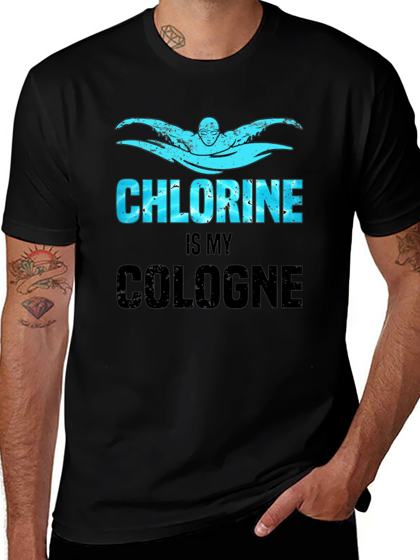 Chlorine Is My Cologne Graphic T-Shirt