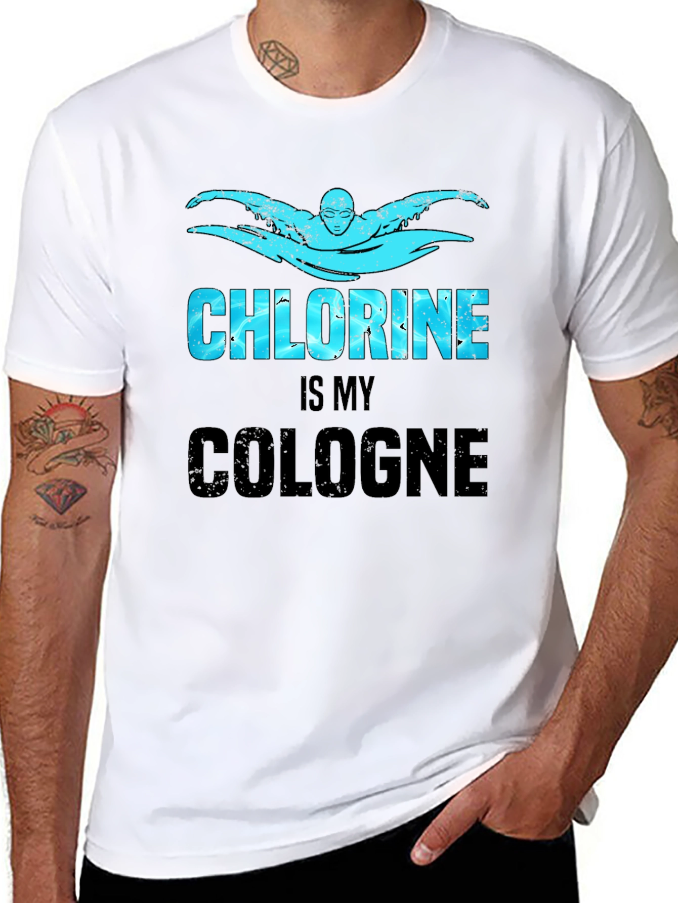 Chlorine Is My Cologne Graphic T-Shirt