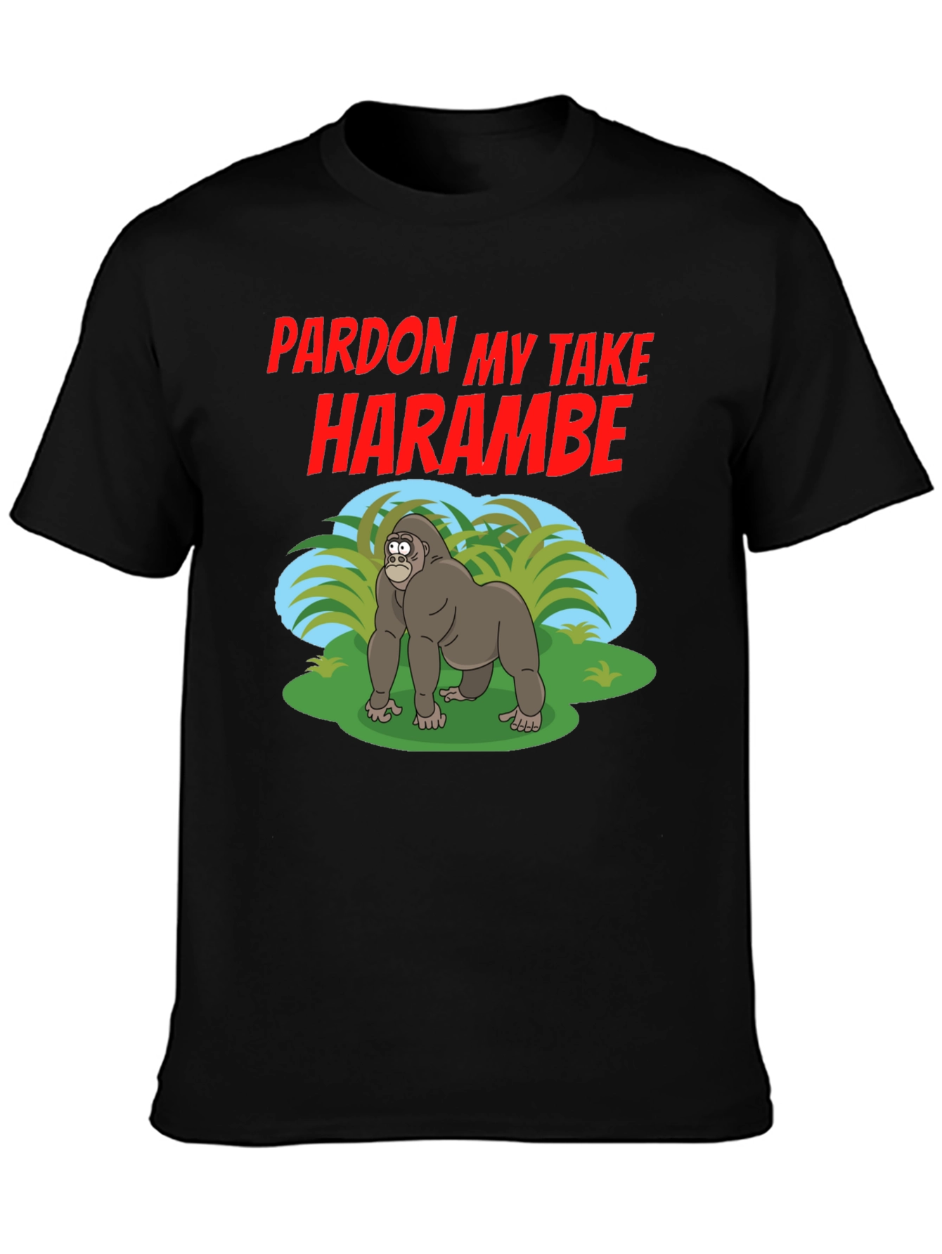 Pardon My Take Harambe Graphic Tee
