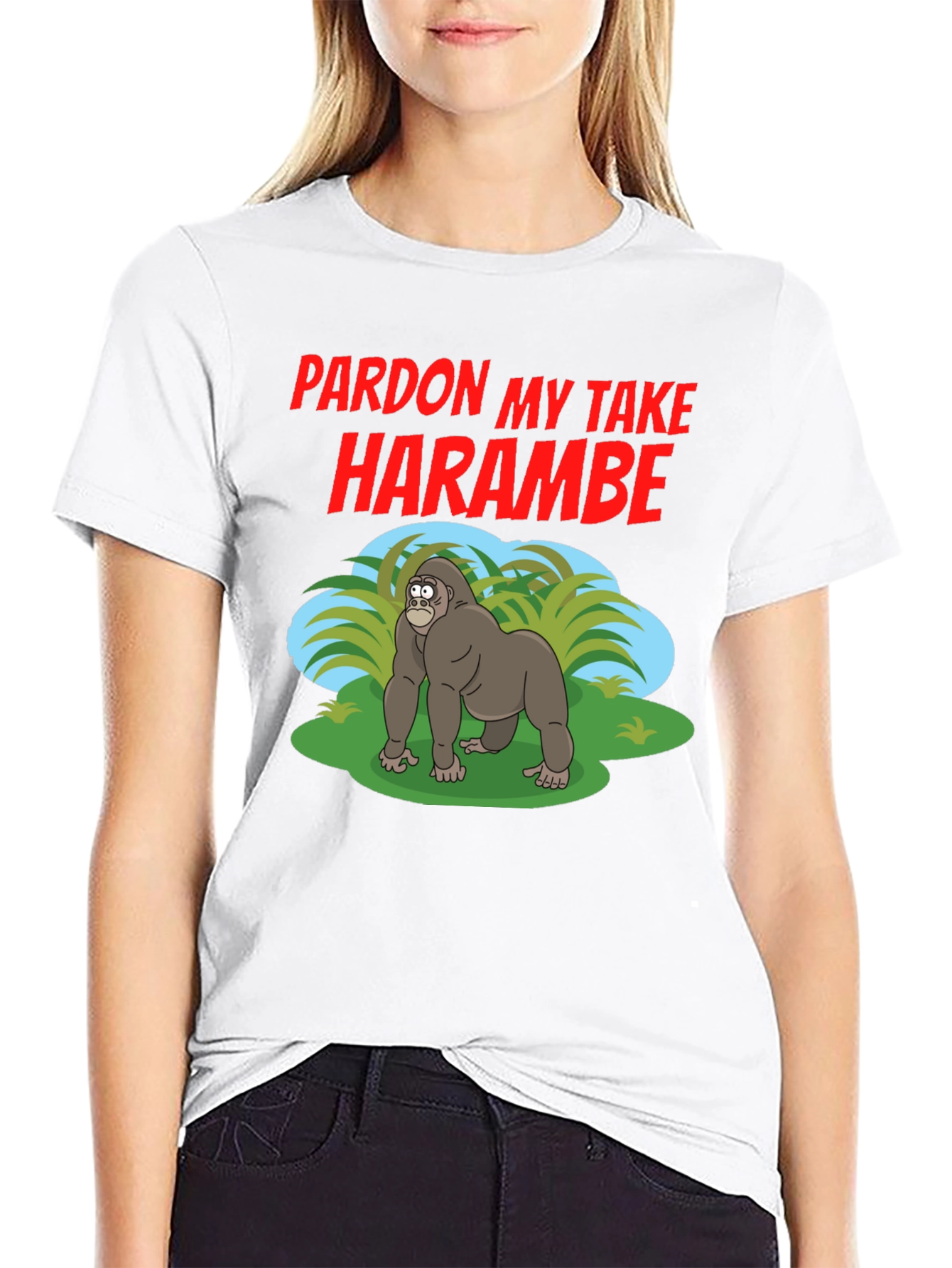 Pardon My Take Harambe Graphic Tee