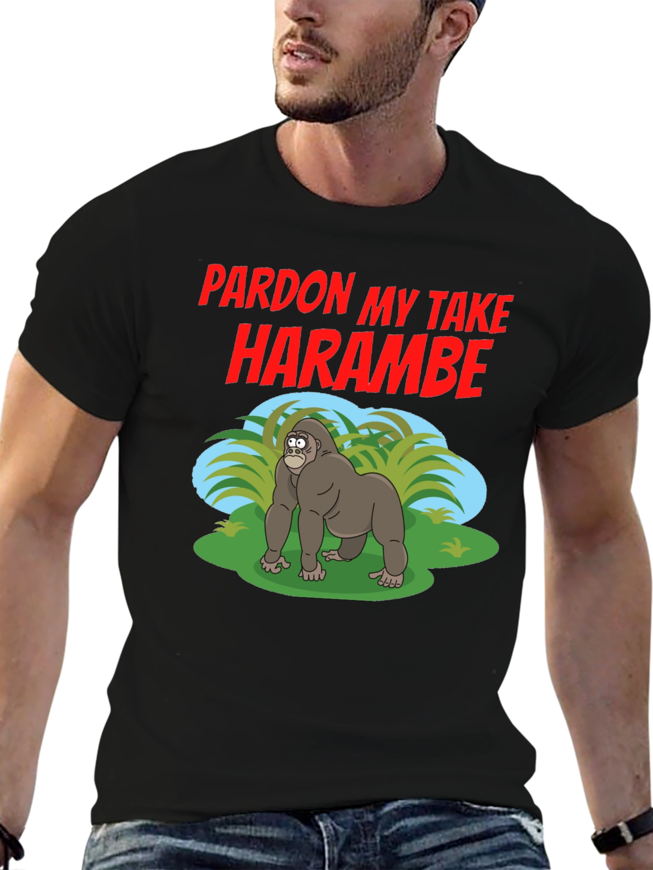 Pardon My Take Harambe Graphic Tee