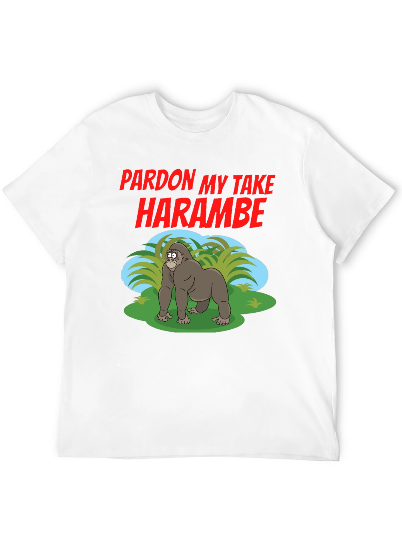 Pardon My Take Harambe Graphic Tee