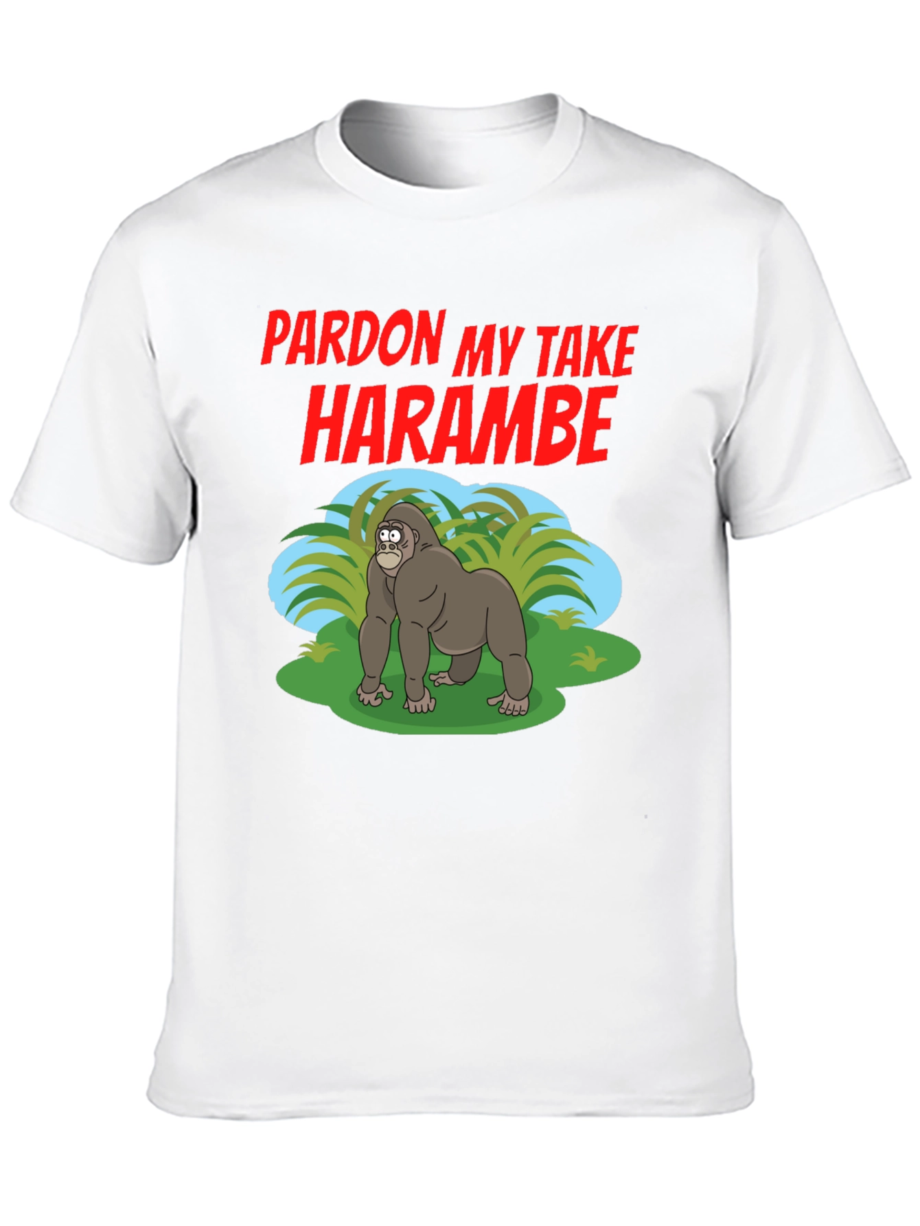 Pardon My Take Harambe Graphic Tee