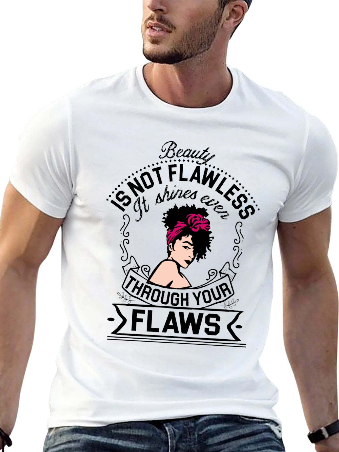 Beauty Through Flaws Graphic Tee