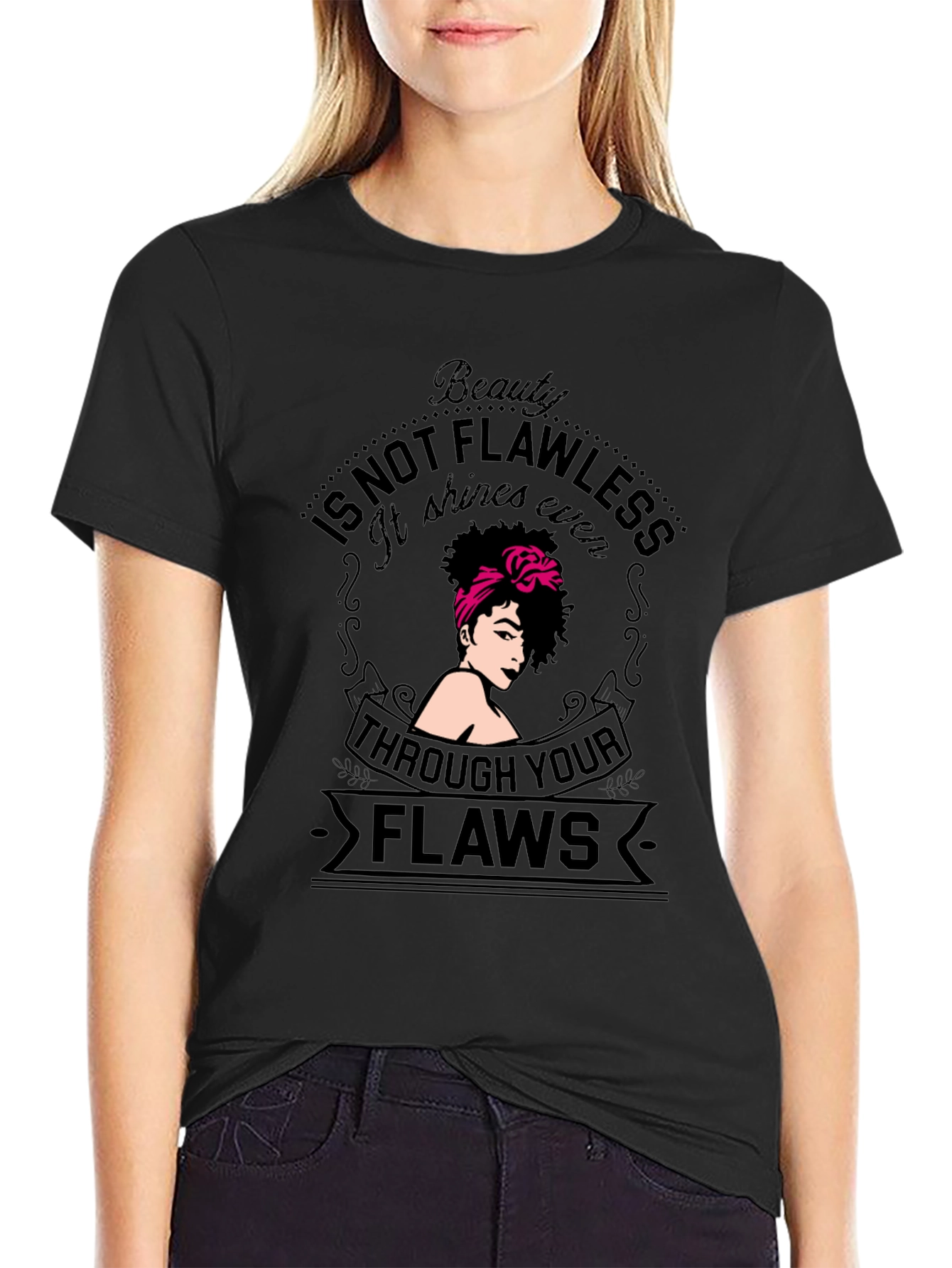 Beauty Through Flaws Graphic Tee