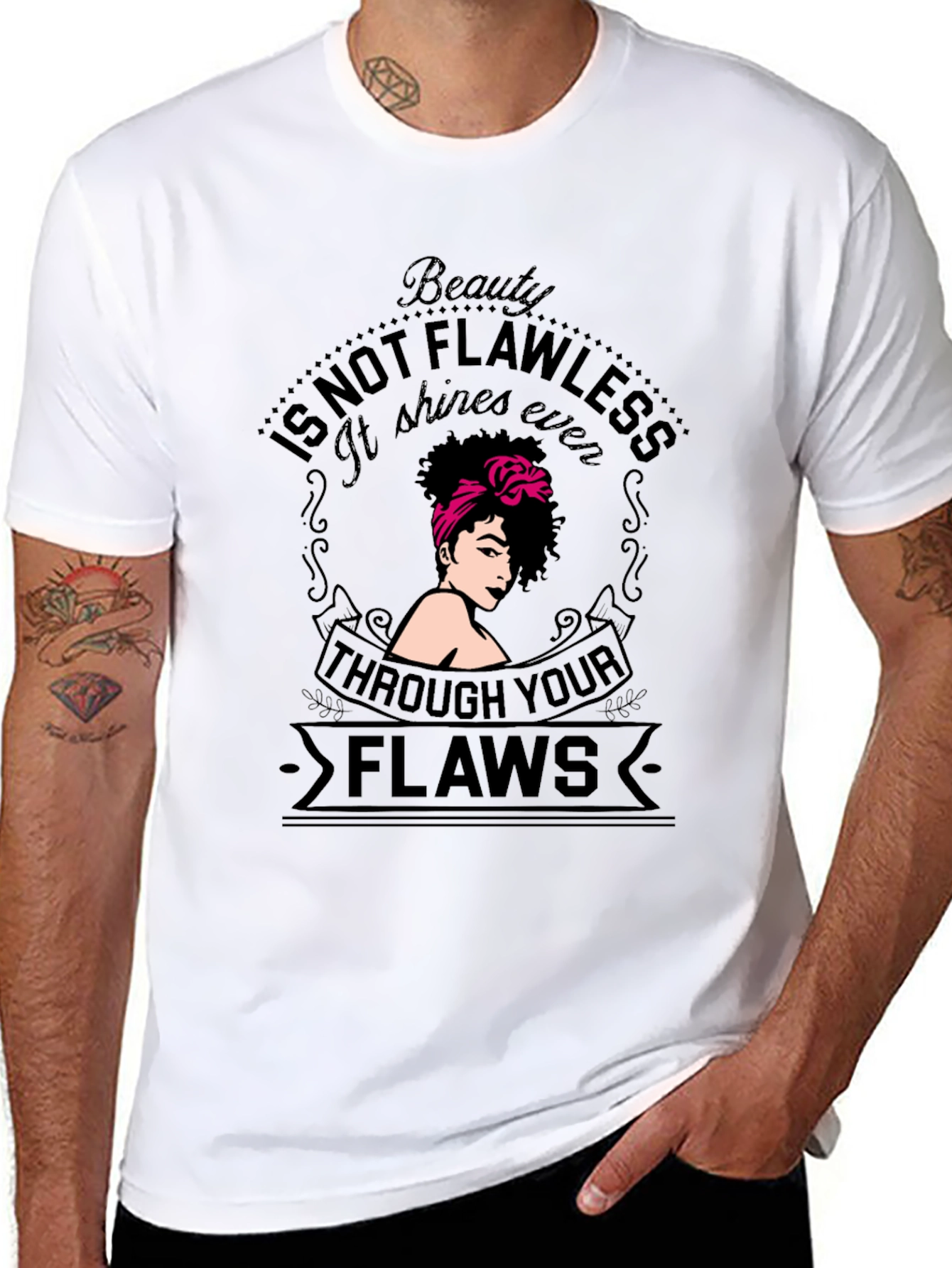 Beauty Through Flaws Graphic Tee