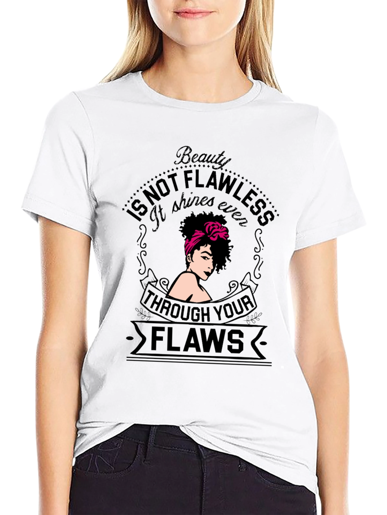 Beauty Through Flaws Graphic Tee