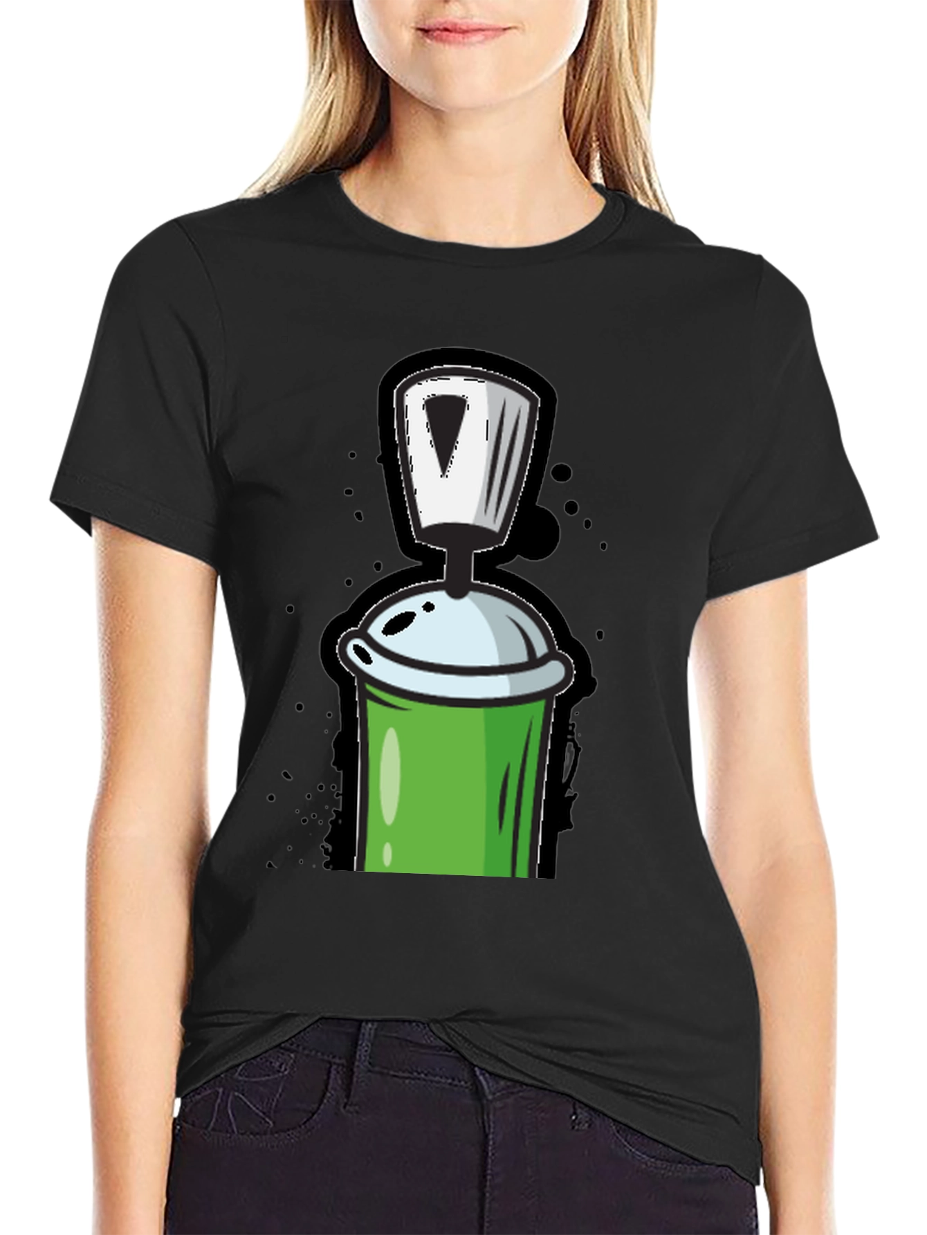 Spray Can Graphic T-Shirt
