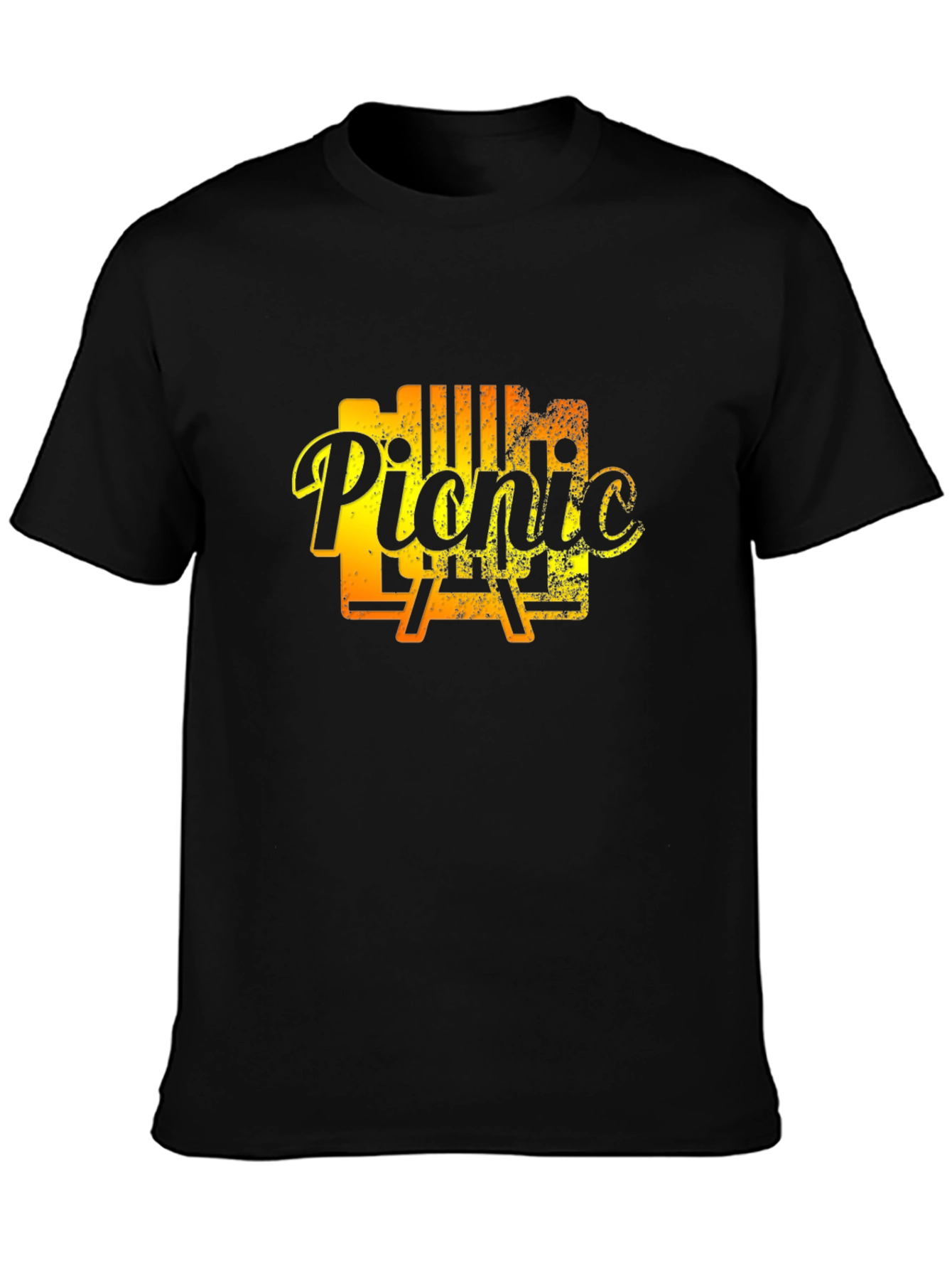 Picnic T-Shirt - BBQ Grill Design