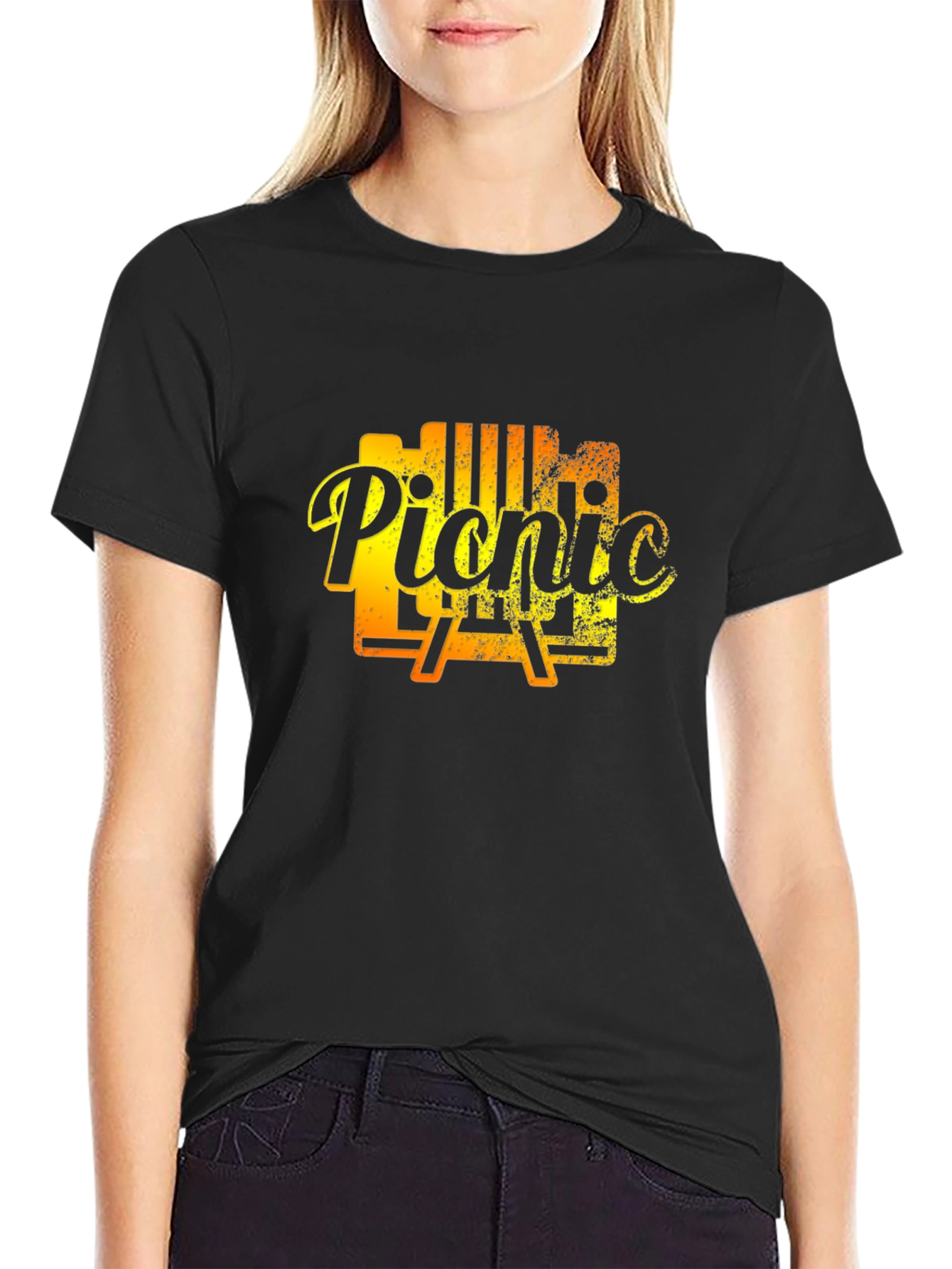Picnic T-Shirt - BBQ Grill Design