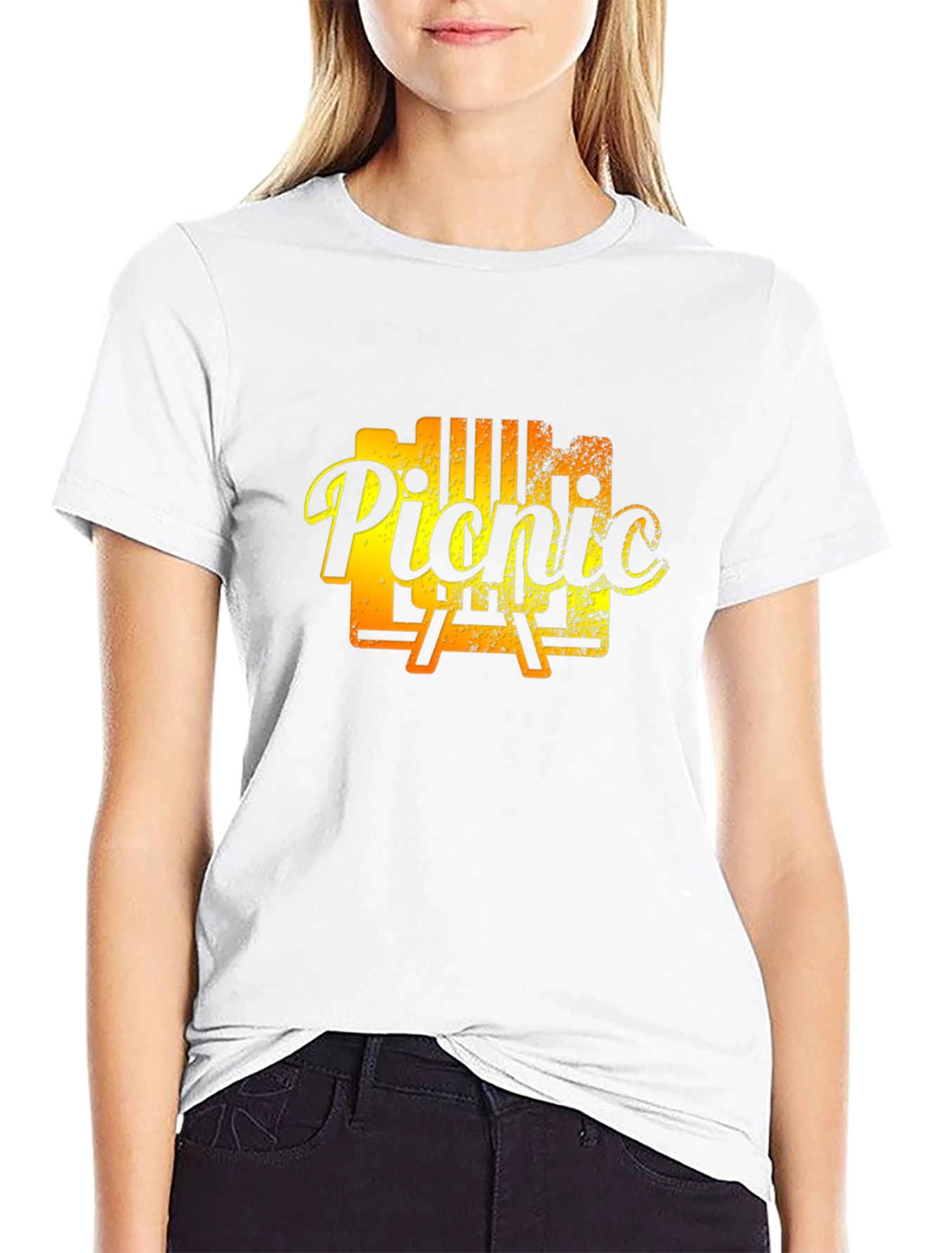 Picnic T-Shirt - BBQ Grill Design