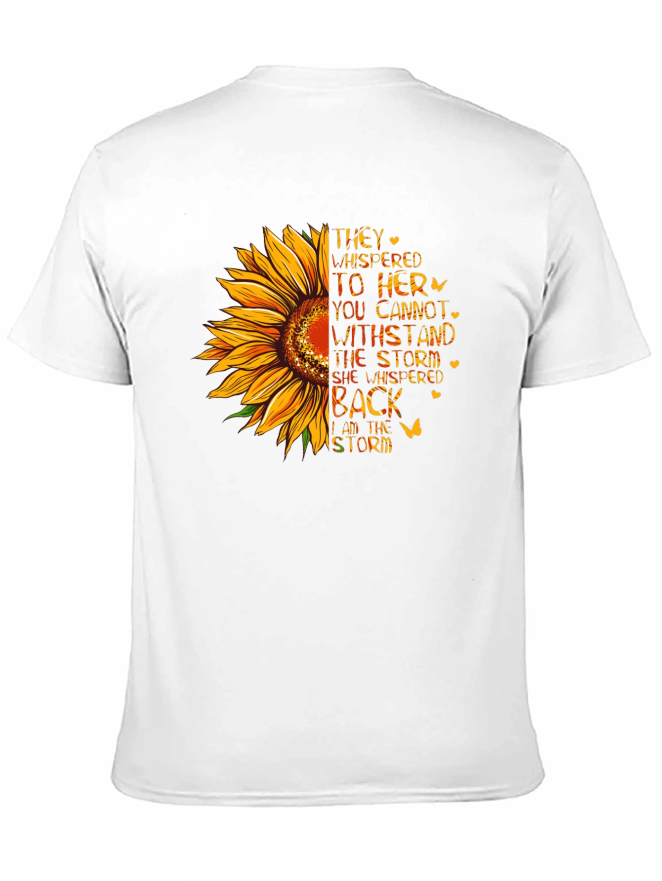 Sunflower Storm T-Shirt - Inspirational Womens Tee