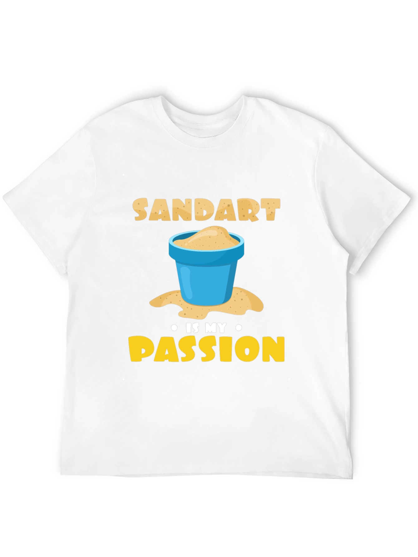 Sand Art Passion T-Shirt | Playful Graphic Tee
