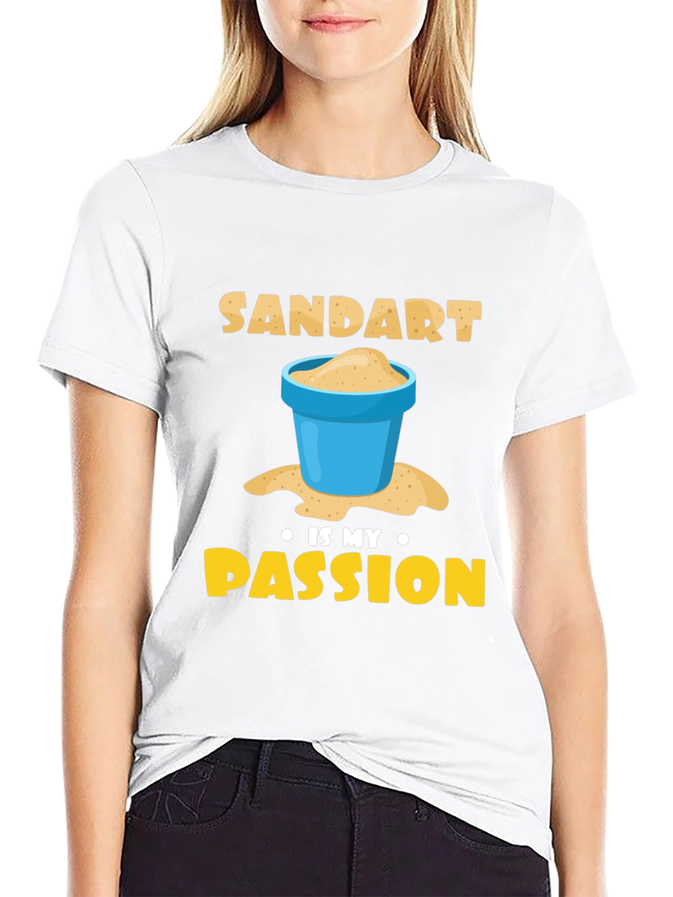 Sand Art Passion T-Shirt | Playful Graphic Tee