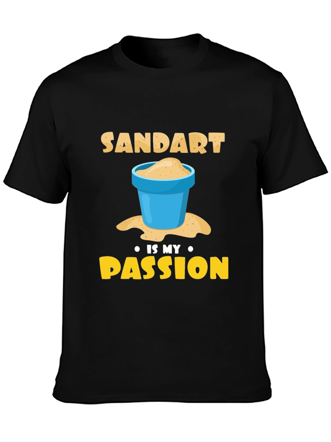 Sand Art Passion T-Shirt | Playful Graphic Tee