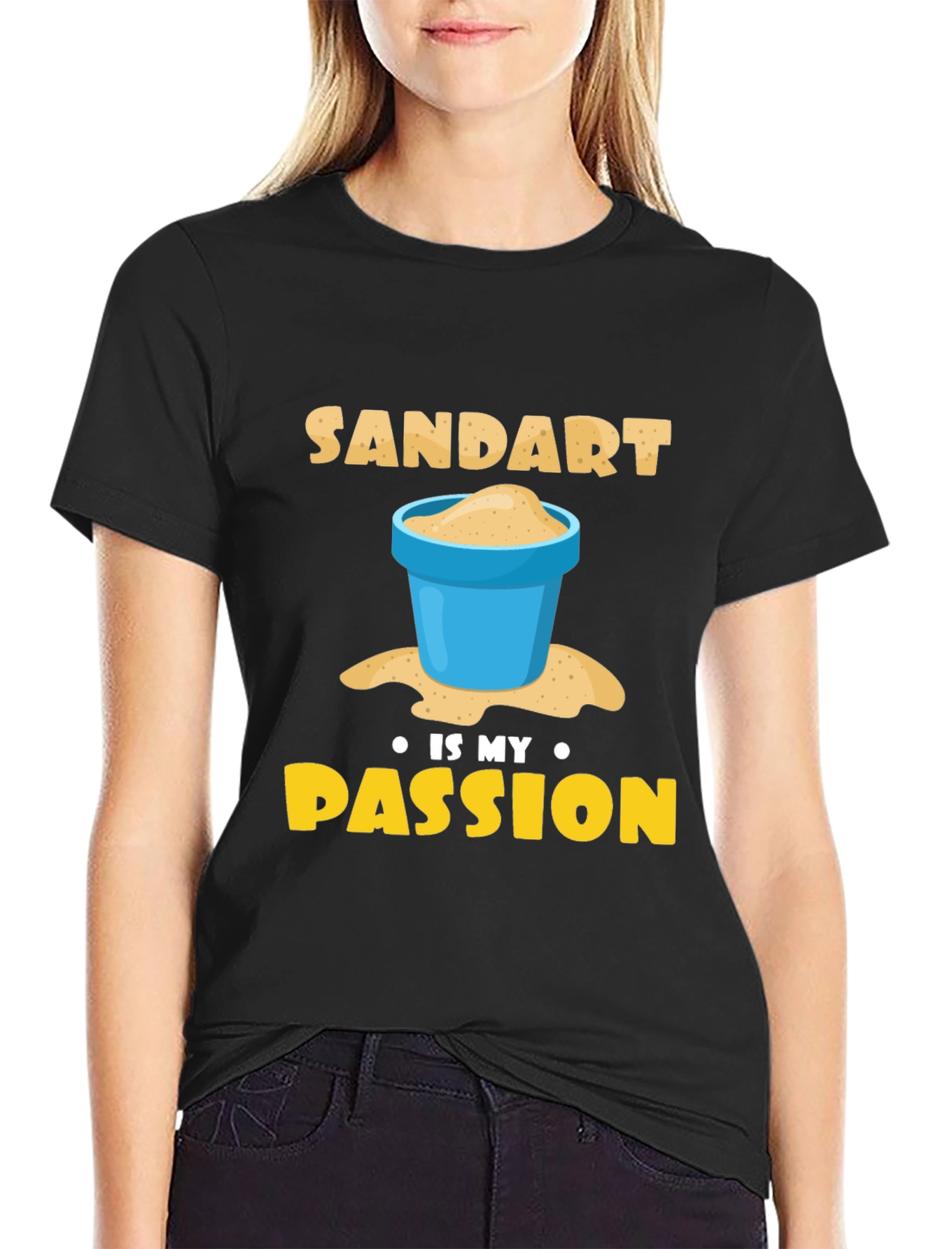 Sand Art Passion T-Shirt | Playful Graphic Tee