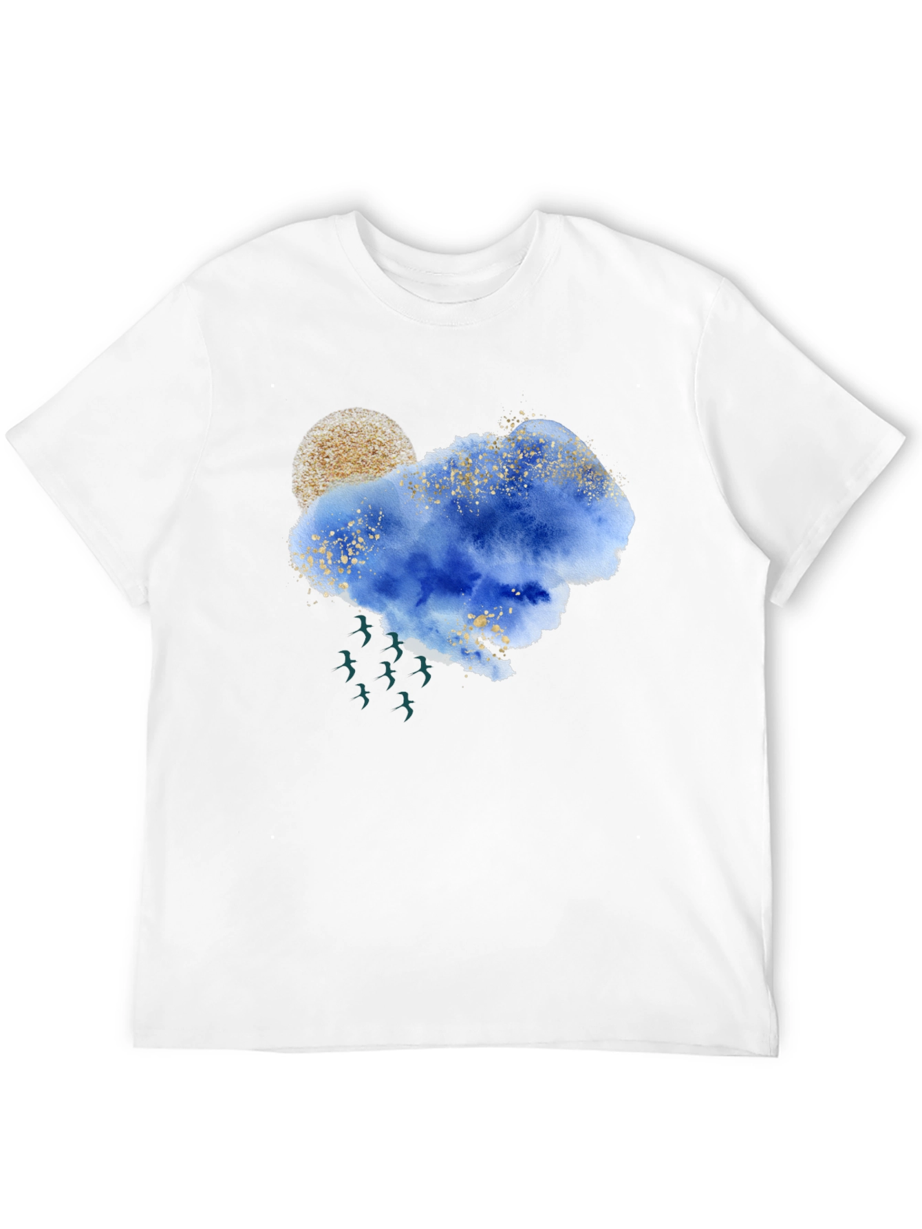 Watercolor Cloud Graphic T-Shirt