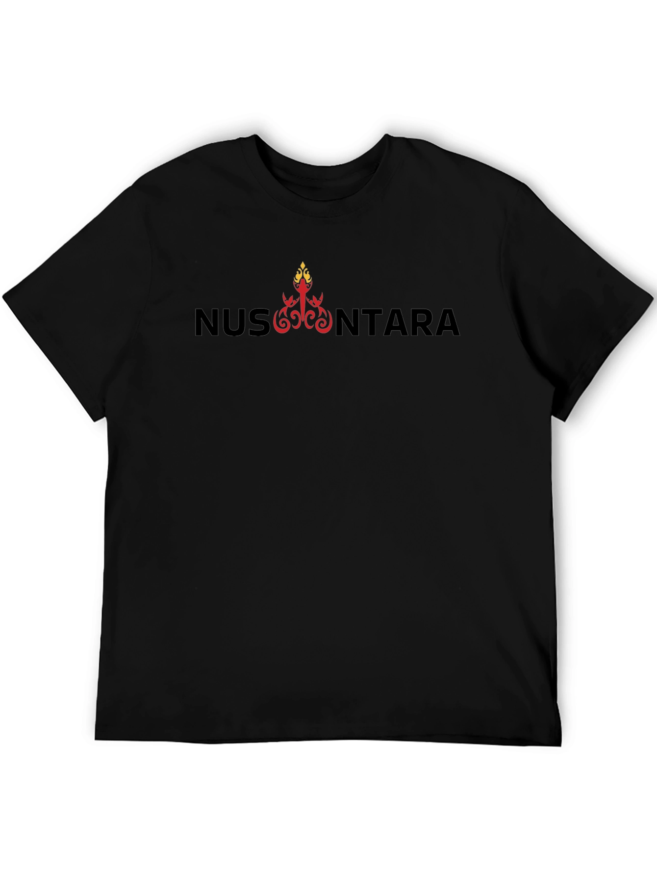 Nusantara Graphic Tee - Black