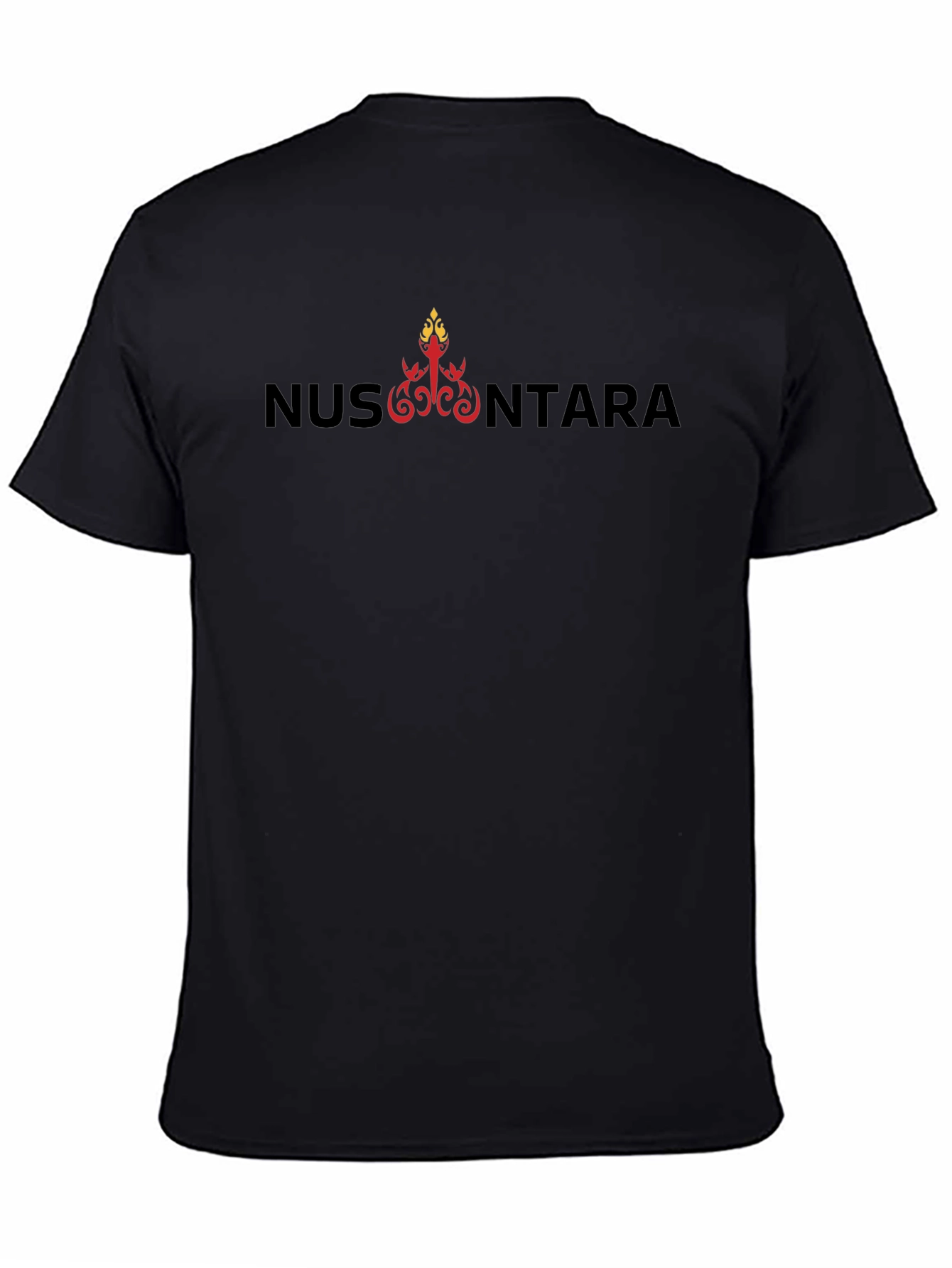 Nusantara Graphic Tee - Black