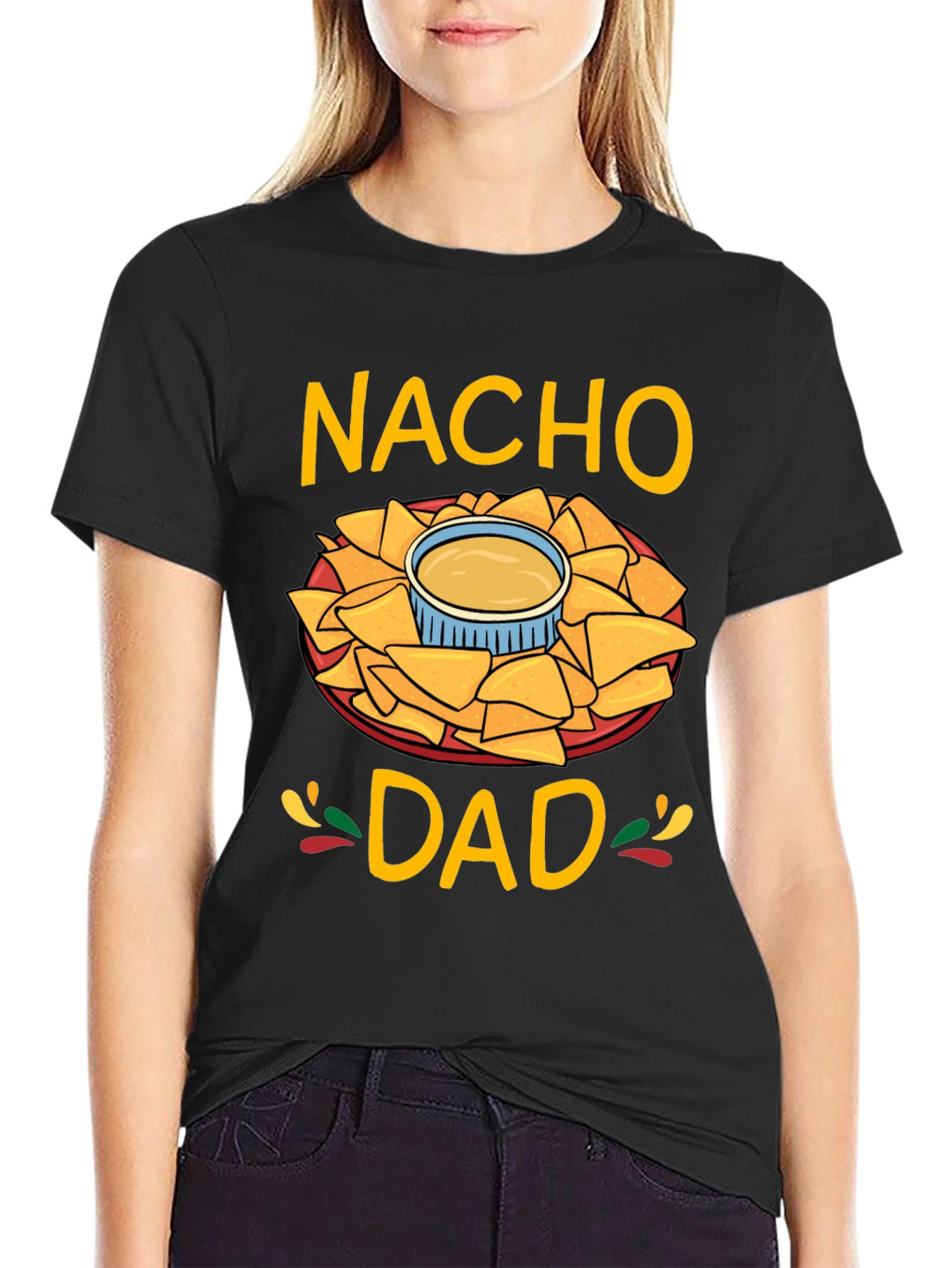 Nacho Dad Graphic T-Shirt - Fun Fathers Day Tee
