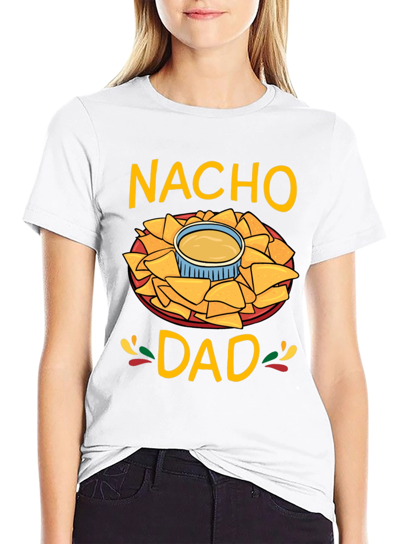 Nacho Dad Graphic T-Shirt - Fun Fathers Day Tee