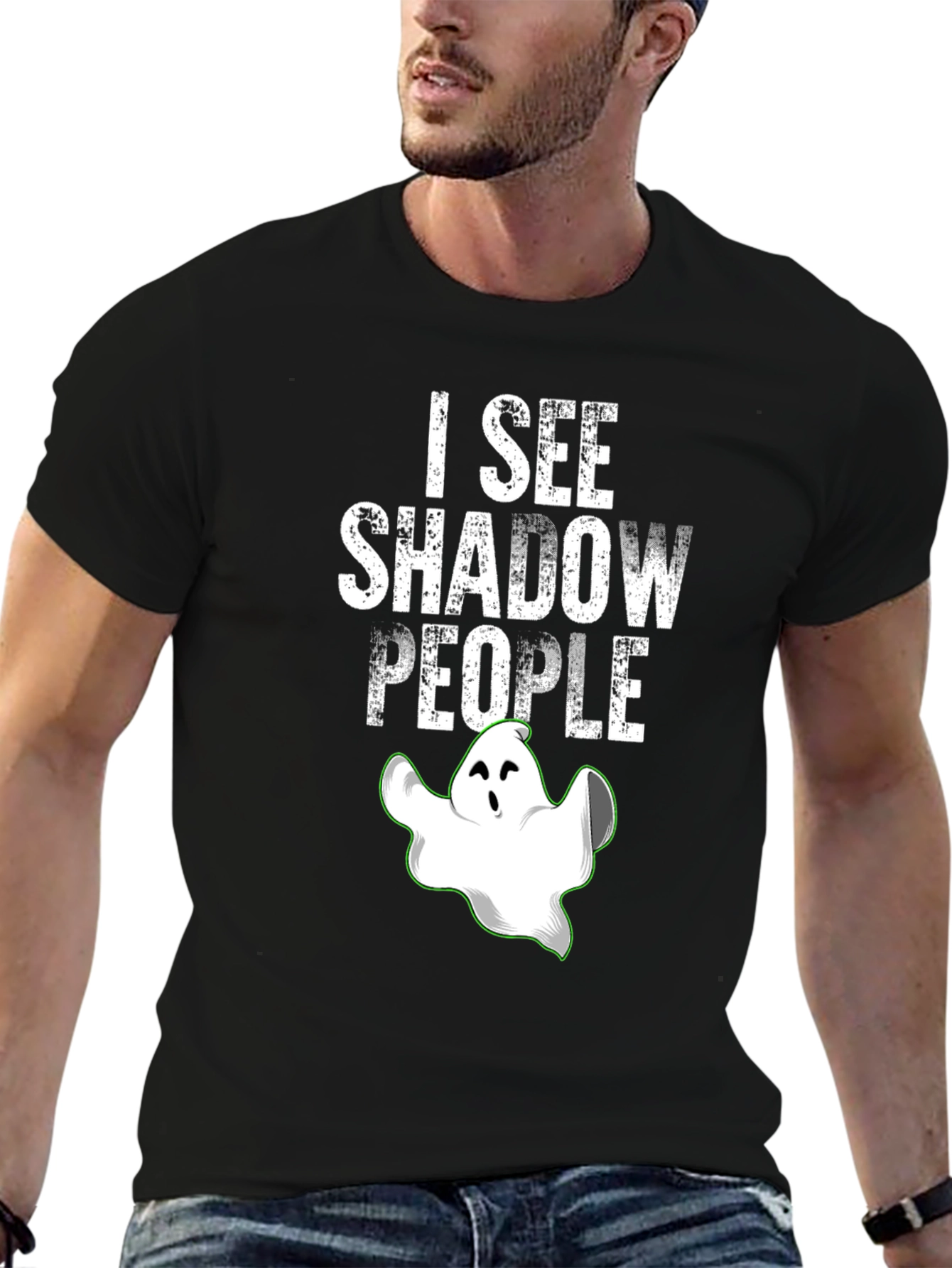 I See Shadow People Ghost Graphic Tee