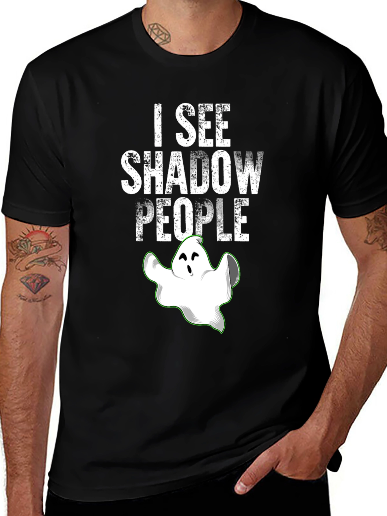 I See Shadow People Ghost Graphic Tee