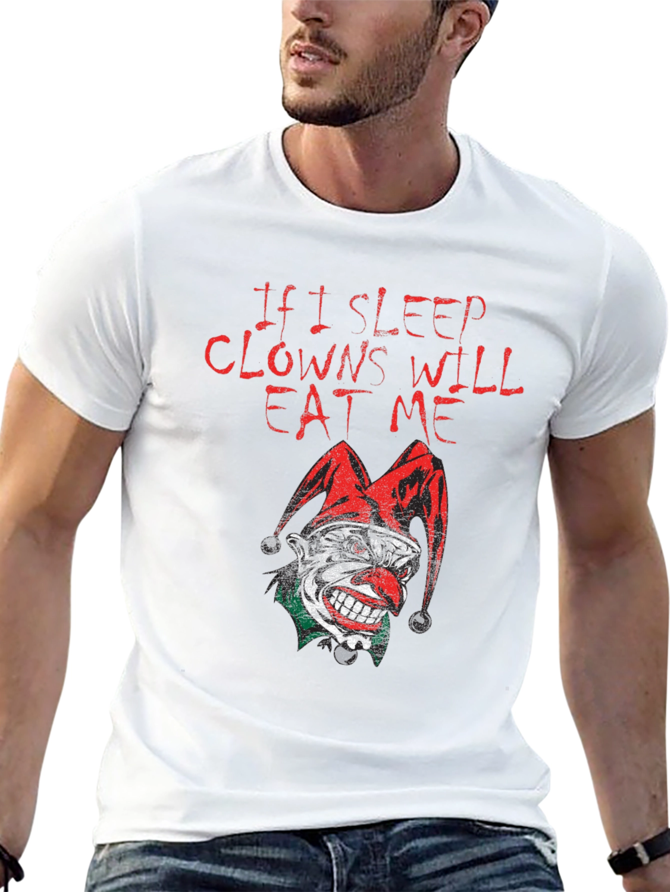 If I Sleep Clowns Will Eat Me Graphic T-Shirt
