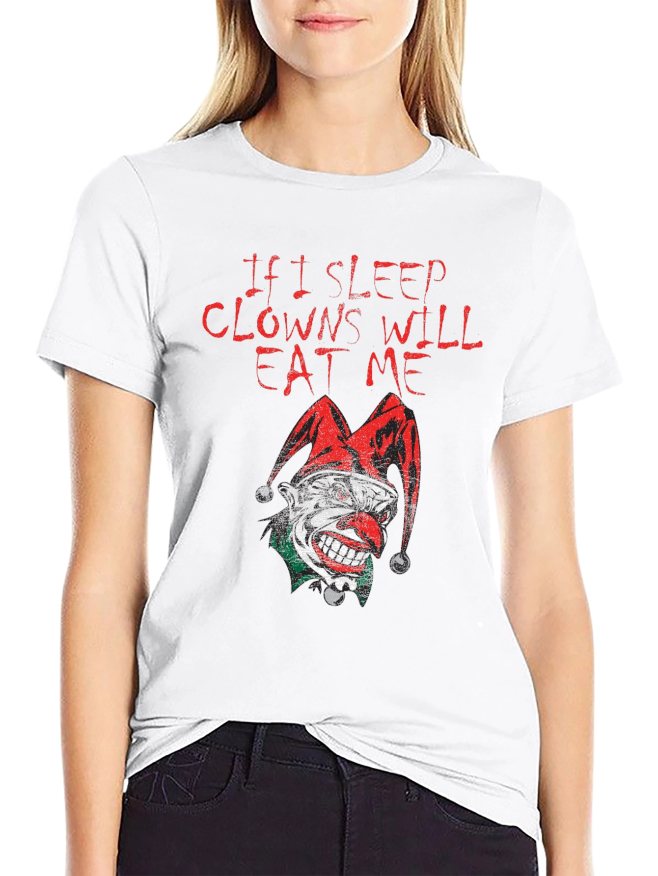 If I Sleep Clowns Will Eat Me Graphic T-Shirt