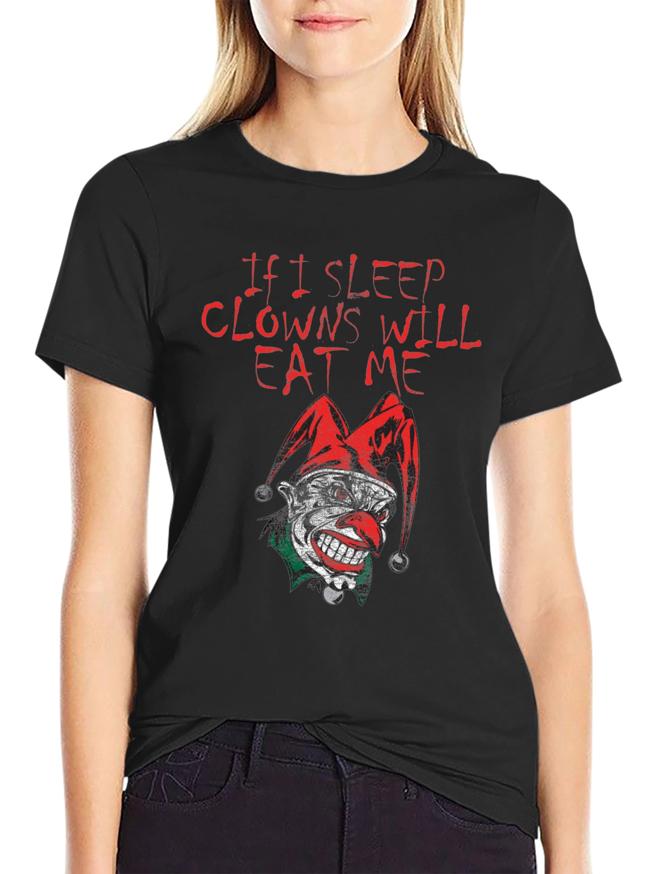 If I Sleep Clowns Will Eat Me Graphic T-Shirt