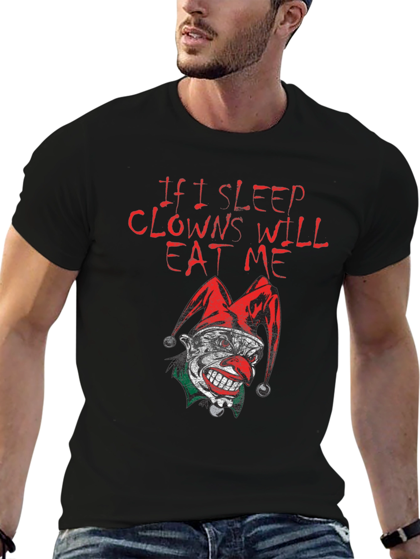 If I Sleep Clowns Will Eat Me Graphic T-Shirt