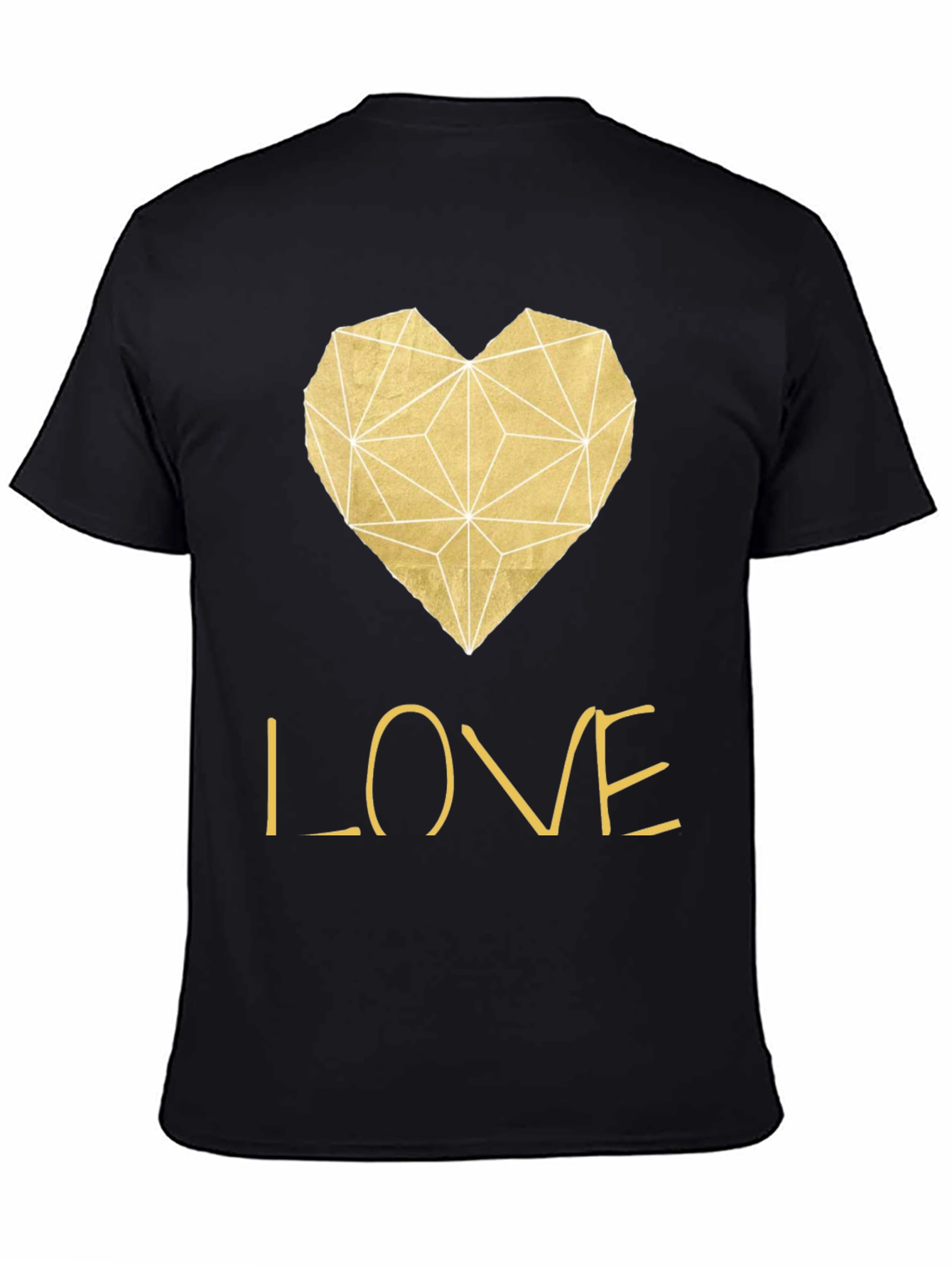 Geometric Heart Love T-Shirt
