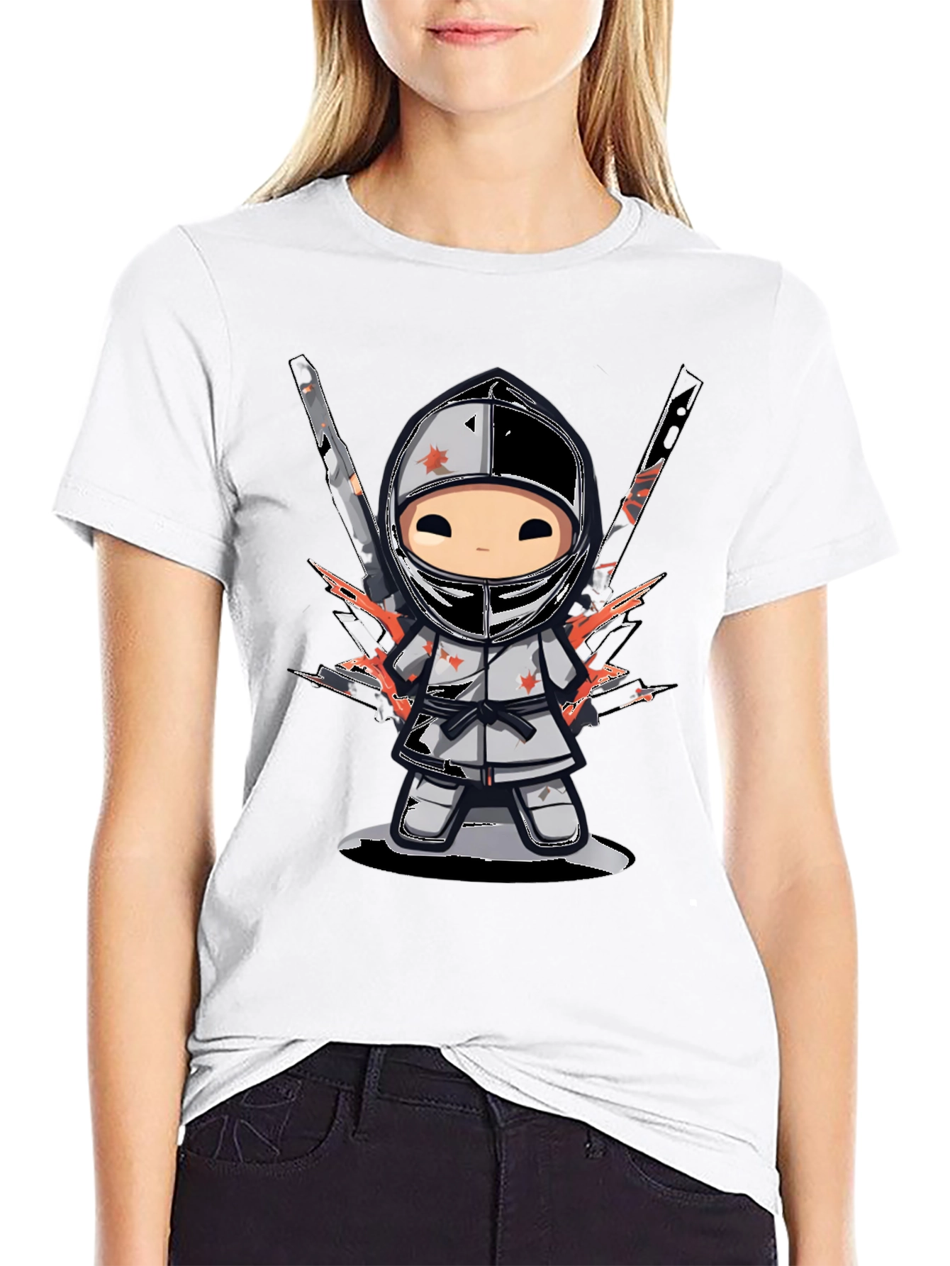 Ninja Warrior Graphic T-Shirt - Black