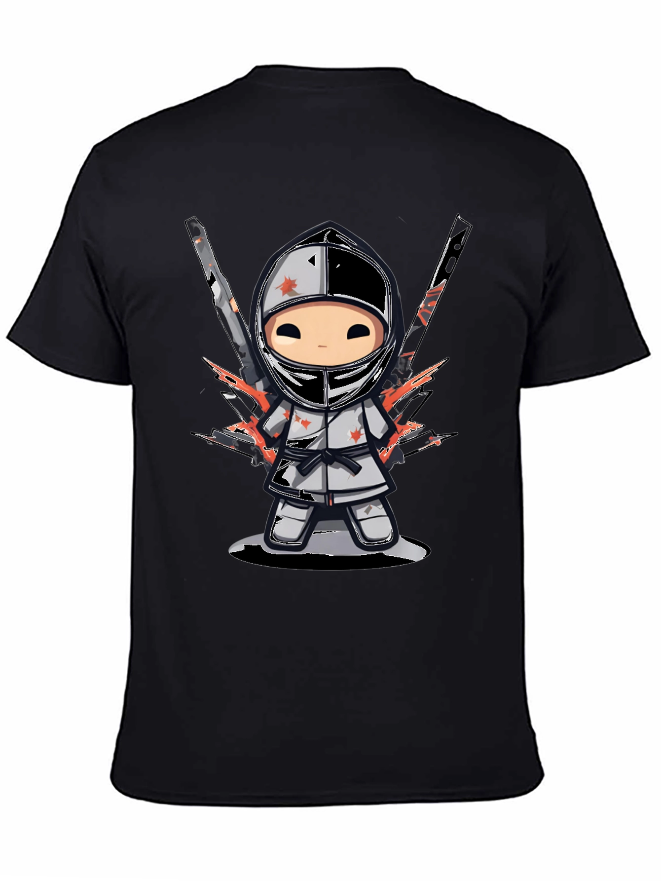 Ninja Warrior Graphic T-Shirt - Black