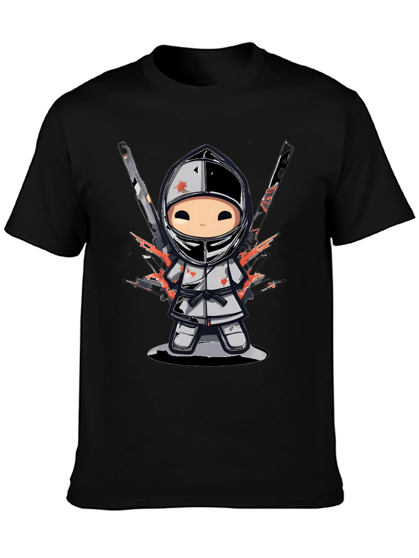 Ninja Warrior Graphic T-Shirt - Black