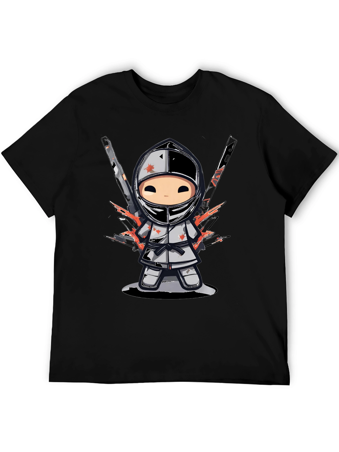 Ninja Warrior Graphic T-Shirt - Black