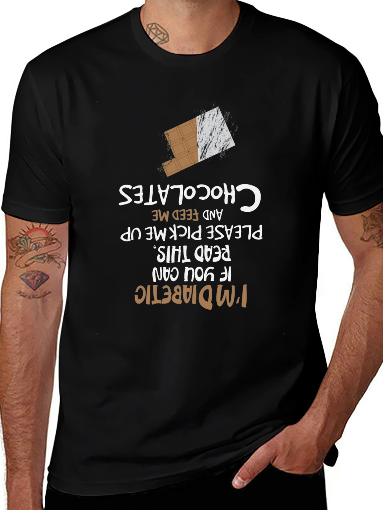 Im Diabetic Read This Chocolate Lover T-Shirt