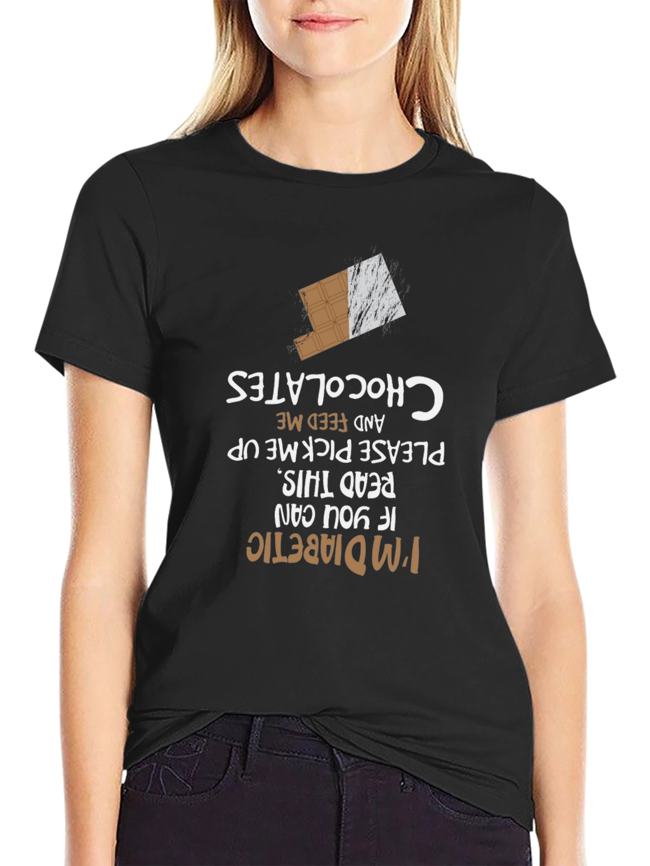 Im Diabetic Read This Chocolate Lover T-Shirt