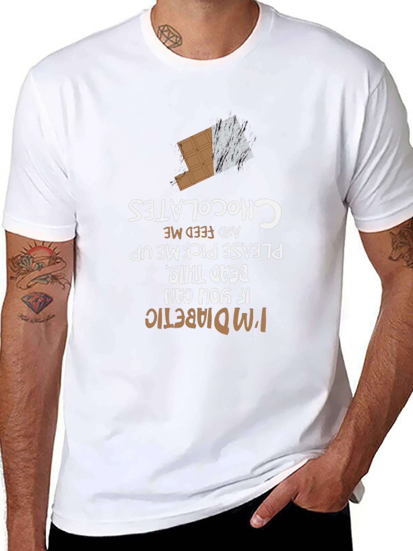 Im Diabetic Read This Chocolate Lover T-Shirt