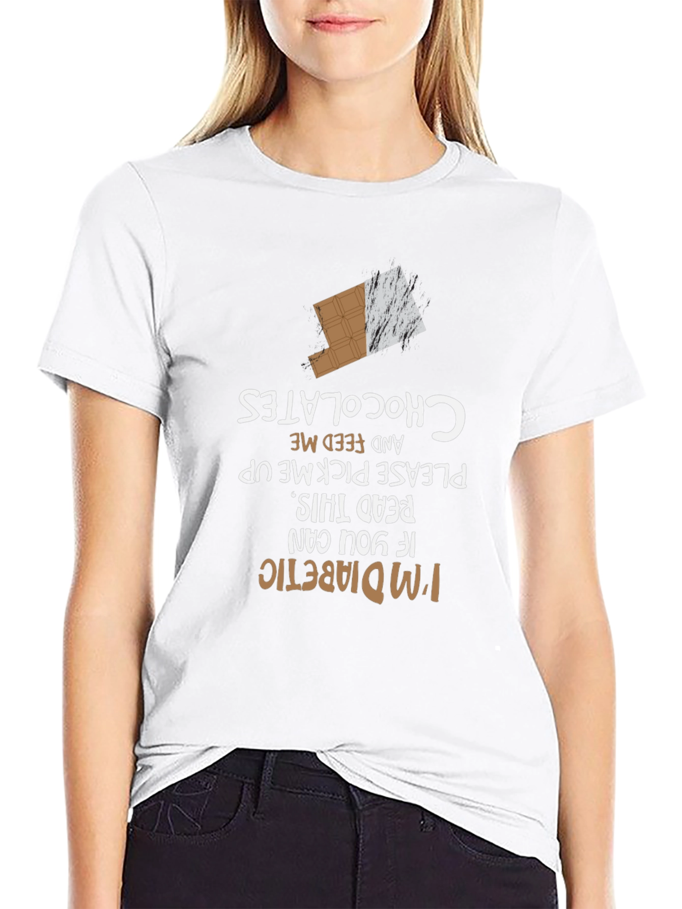 Im Diabetic Read This Chocolate Lover T-Shirt