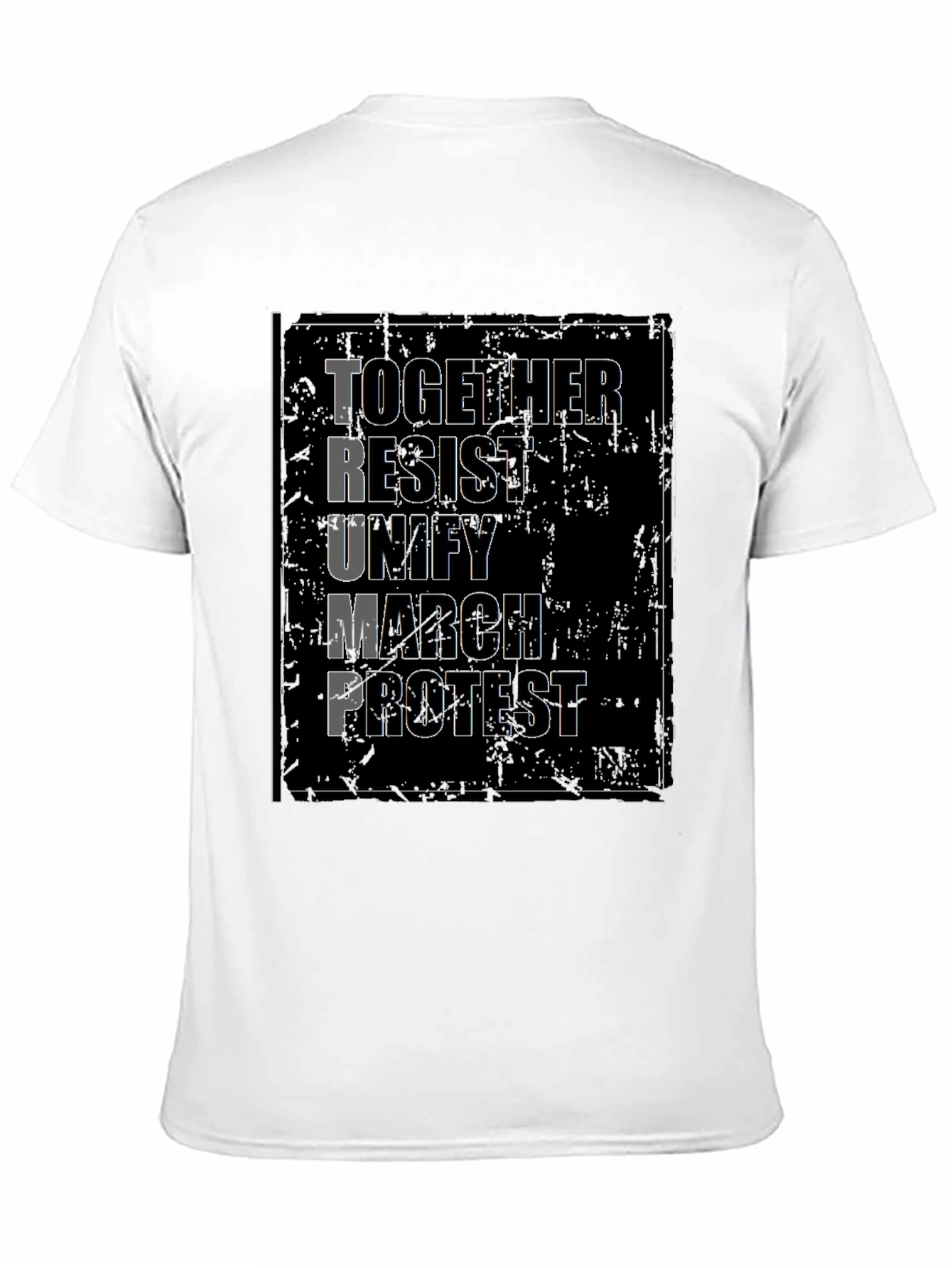 Political Protest T-Shirt - Together Resist Trump