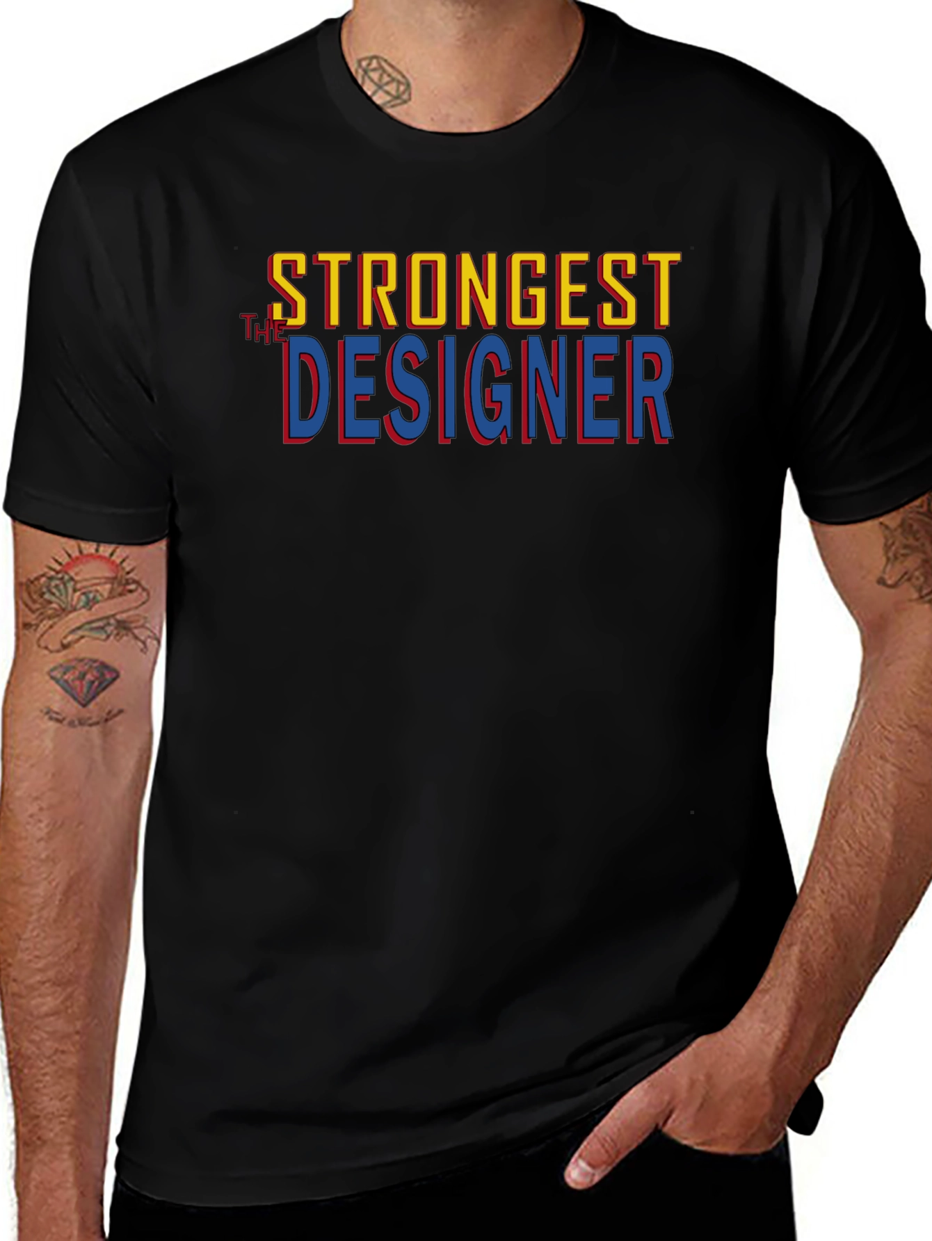 Strongest Designer Graphic Tee