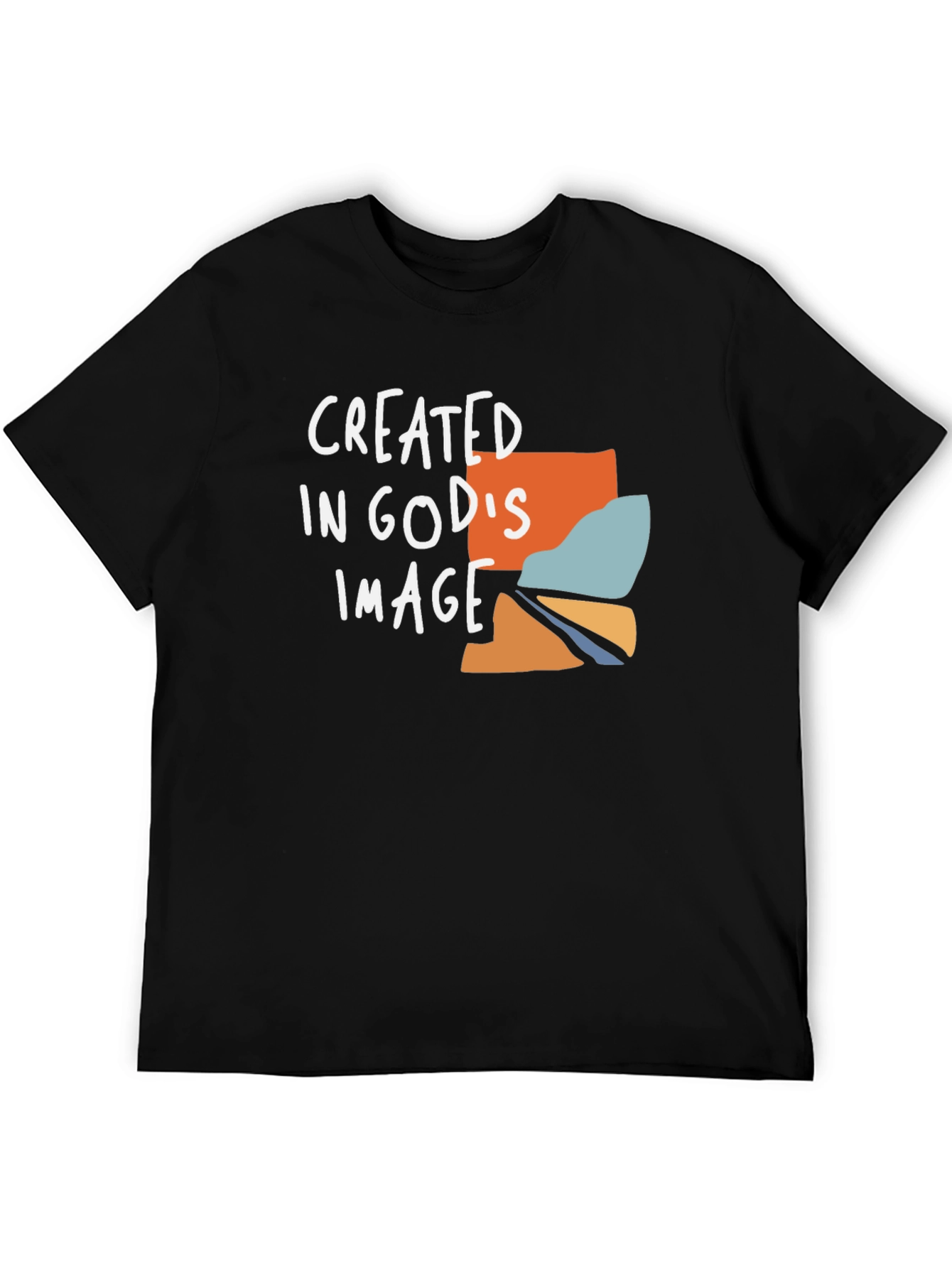 Created In Gods Image Black T-Shirt