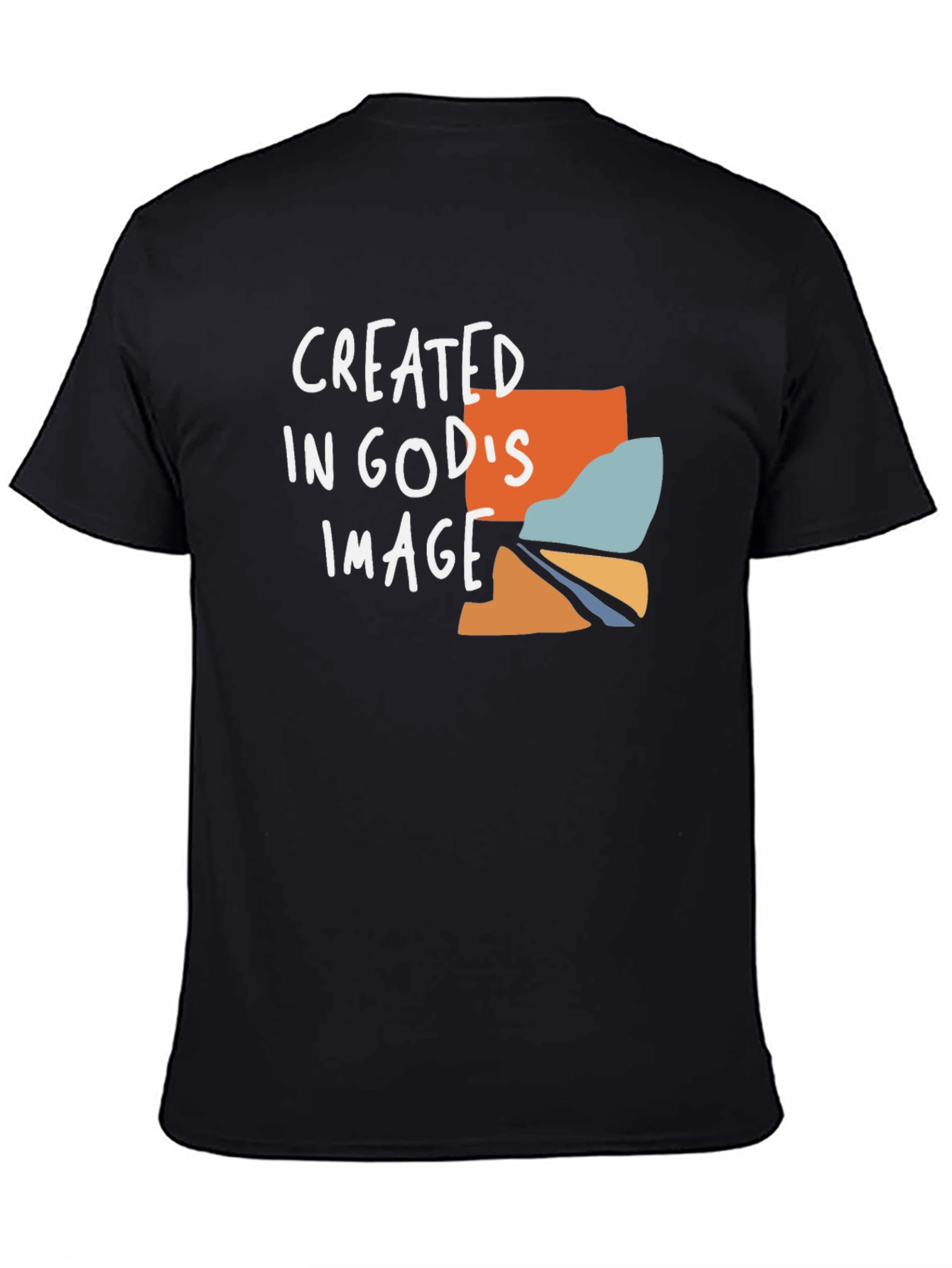 Created In Gods Image Black T-Shirt