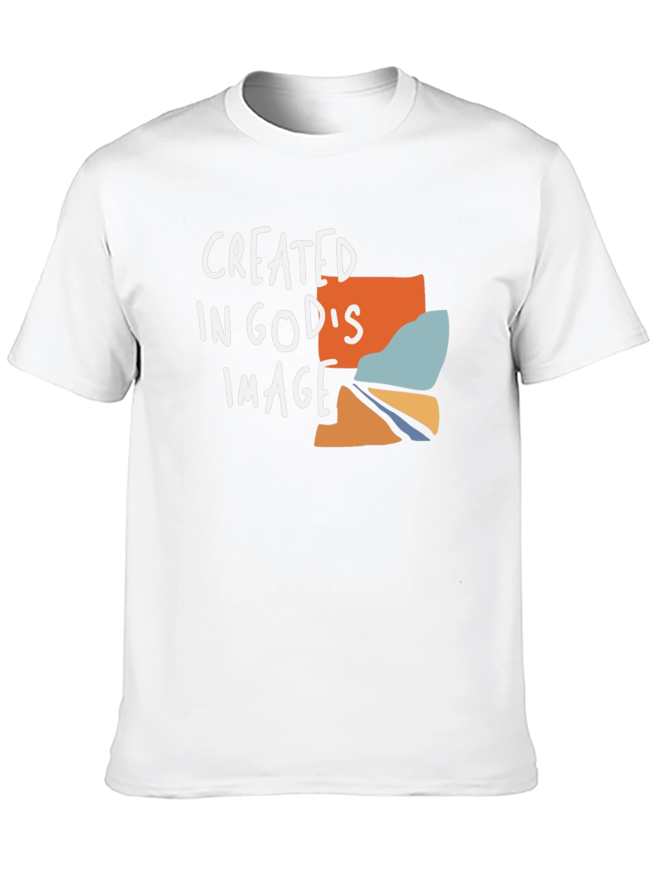 Created In Gods Image Black T-Shirt