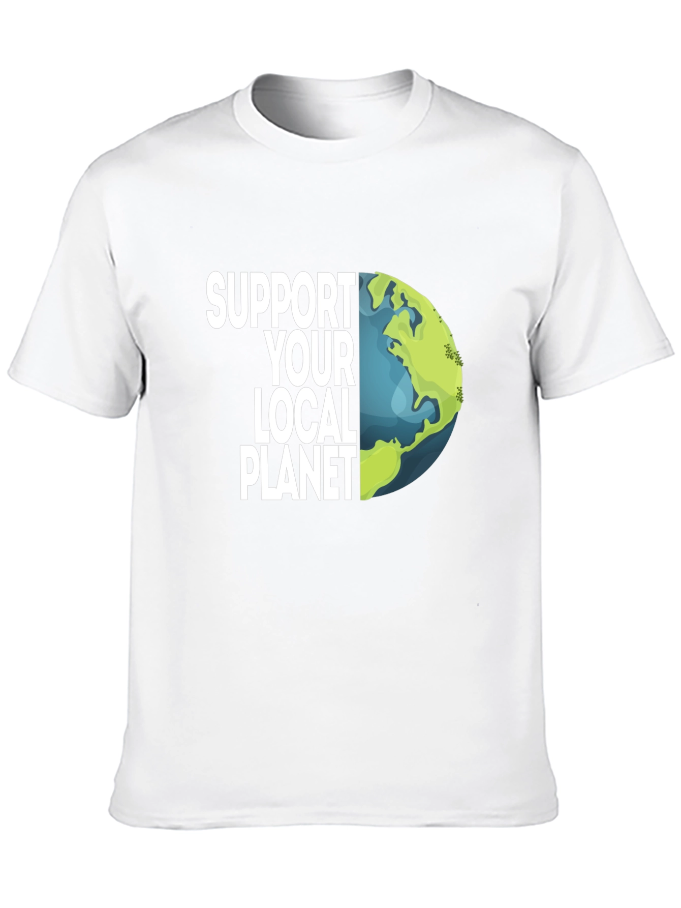 Support Your Local Planet Earth Graphic Tee