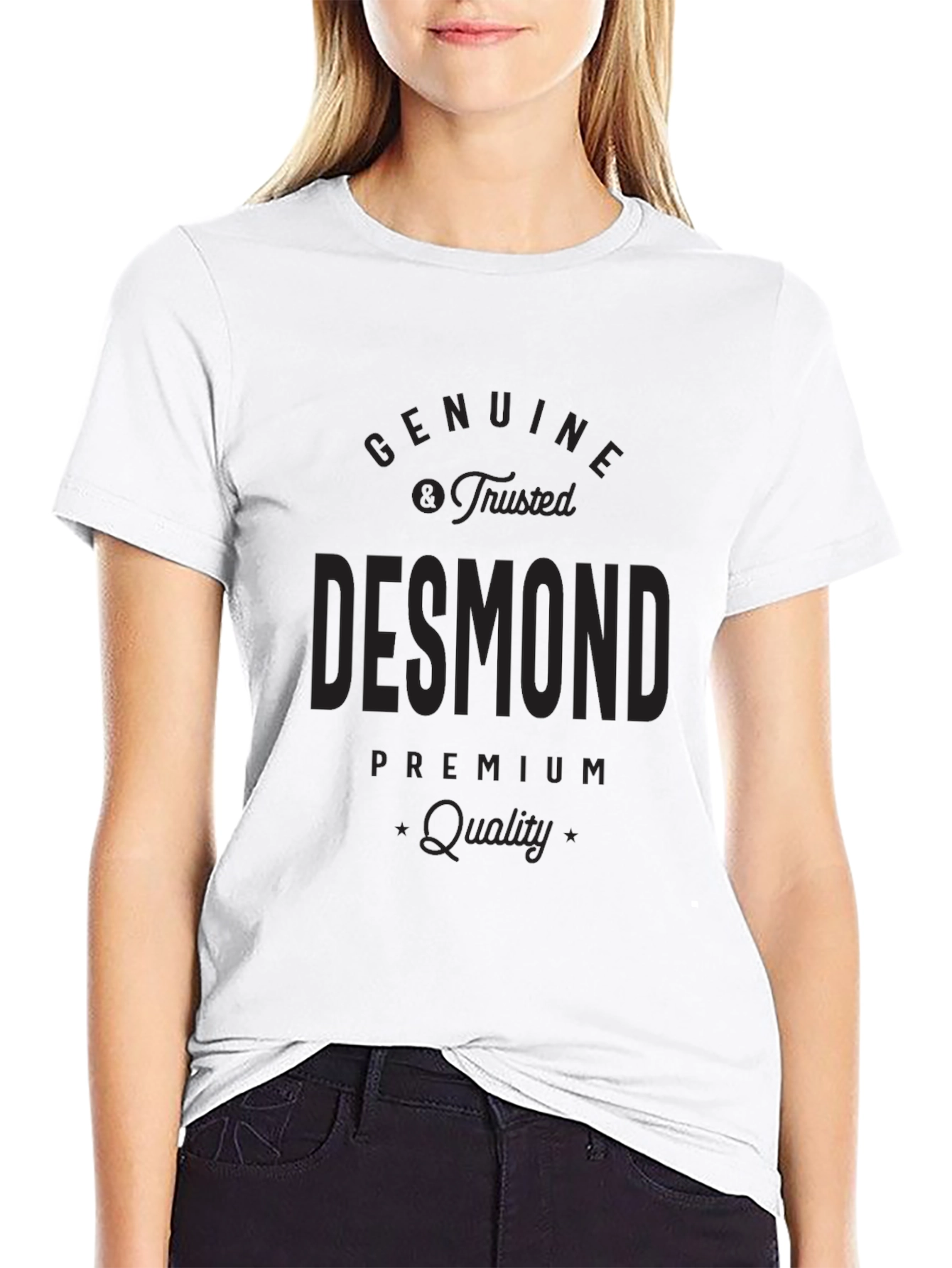 Desmond Personalized Black T-Shirt
